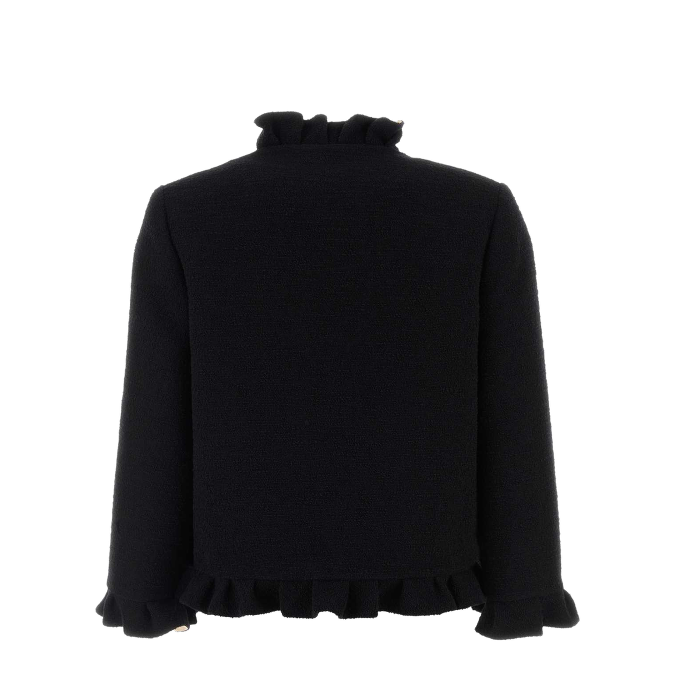 Black Boucle Blazer