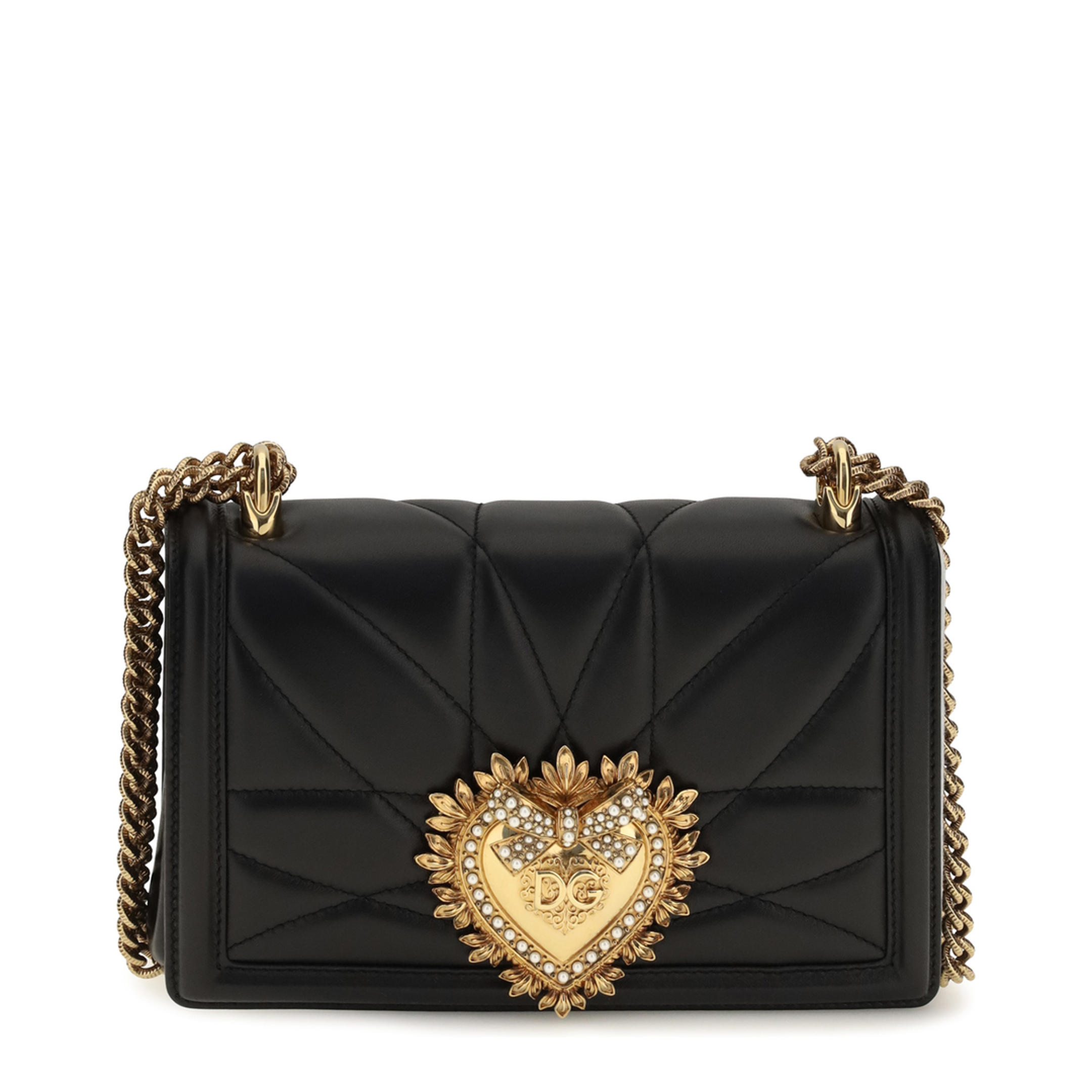 MAYFEYR - Dolce & Gabbana - Medium Devotion Matelass Nappa Shoulder Bag - BB6652AV967