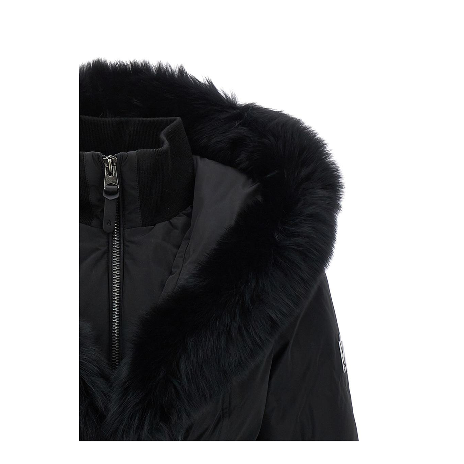 Black Polyester Down Jacket