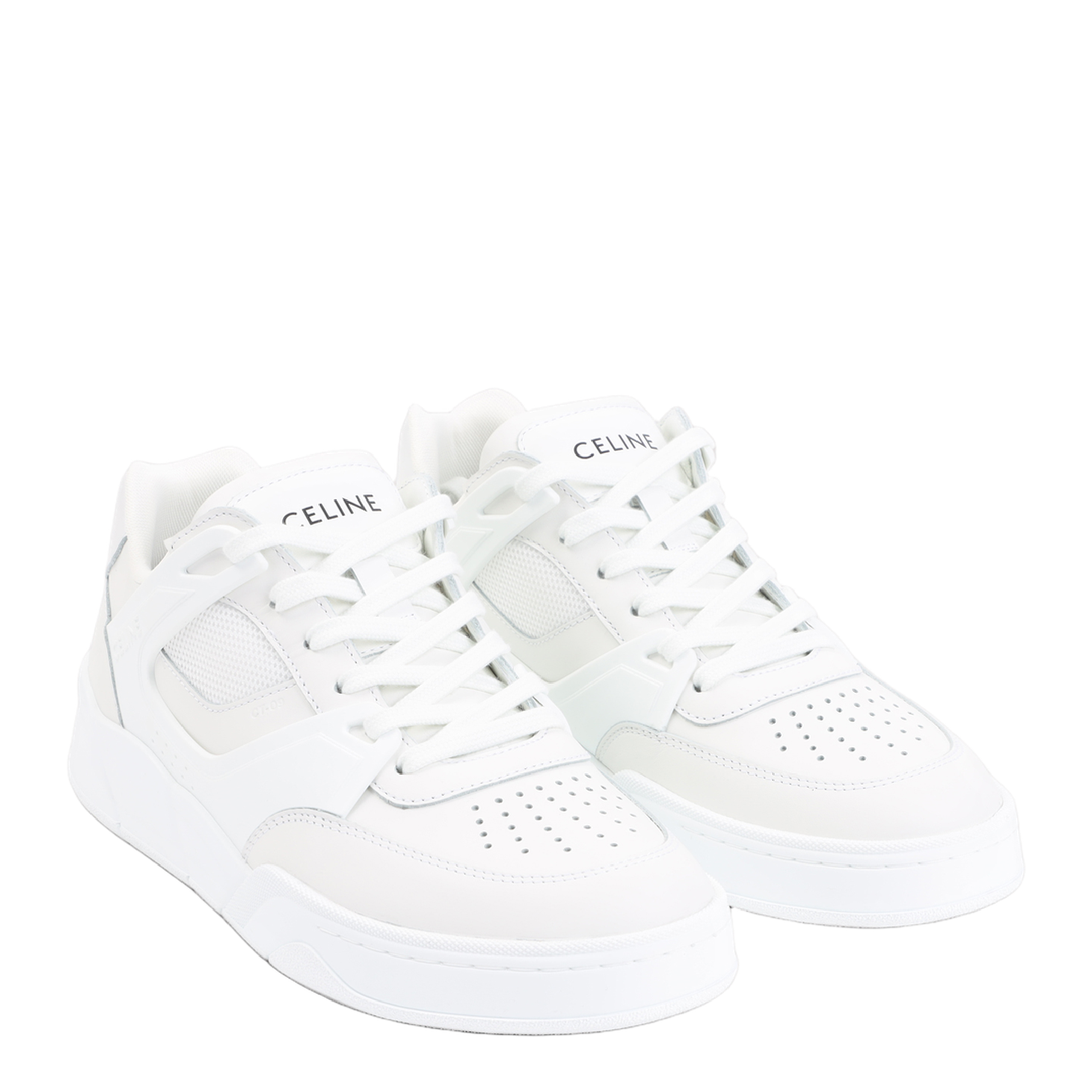 MAYFEYR - Celine - Ct-09 Leather Rubber And Mesh Sneakers - 361564995C