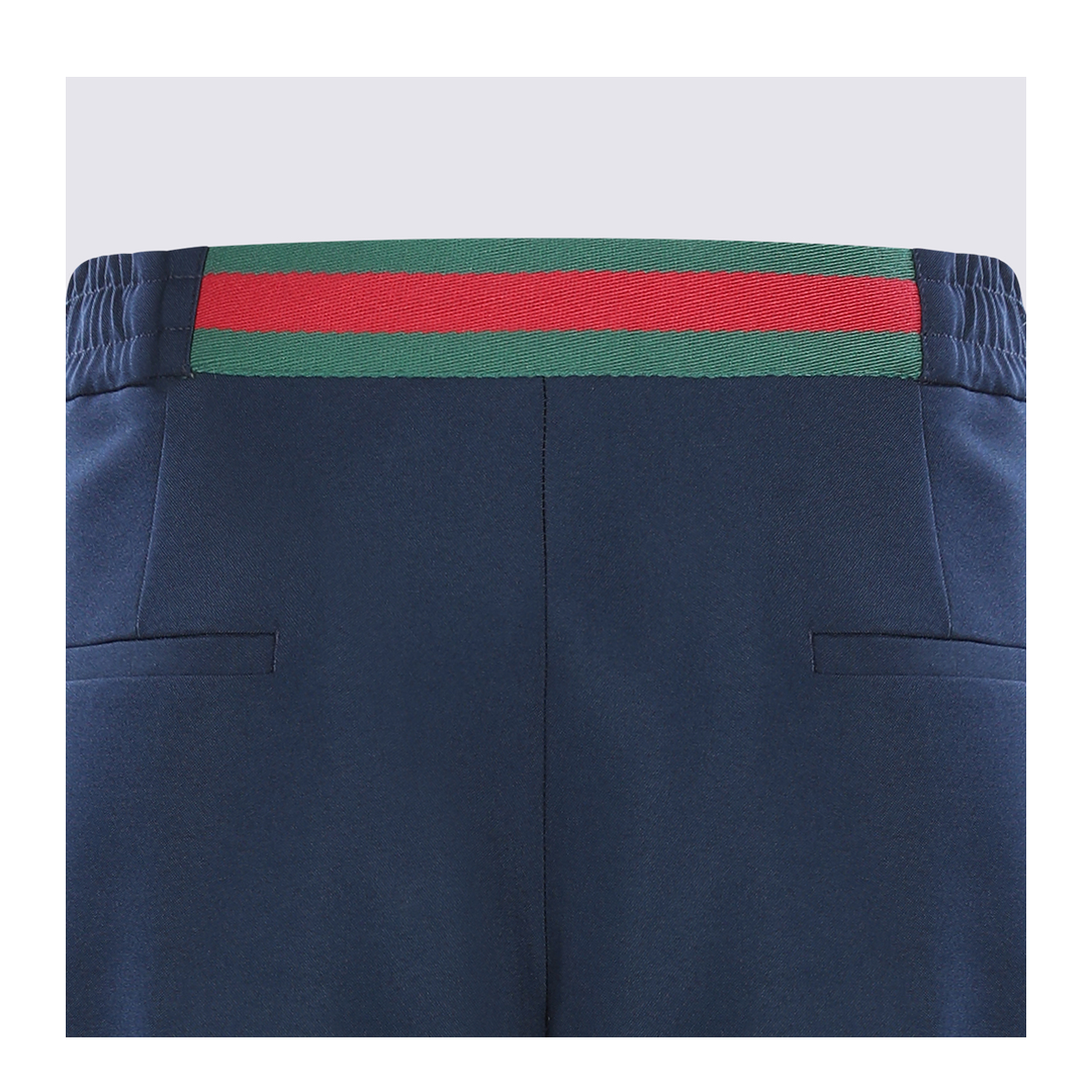 Technical Panama Sportswear Trousers in Dark Blue