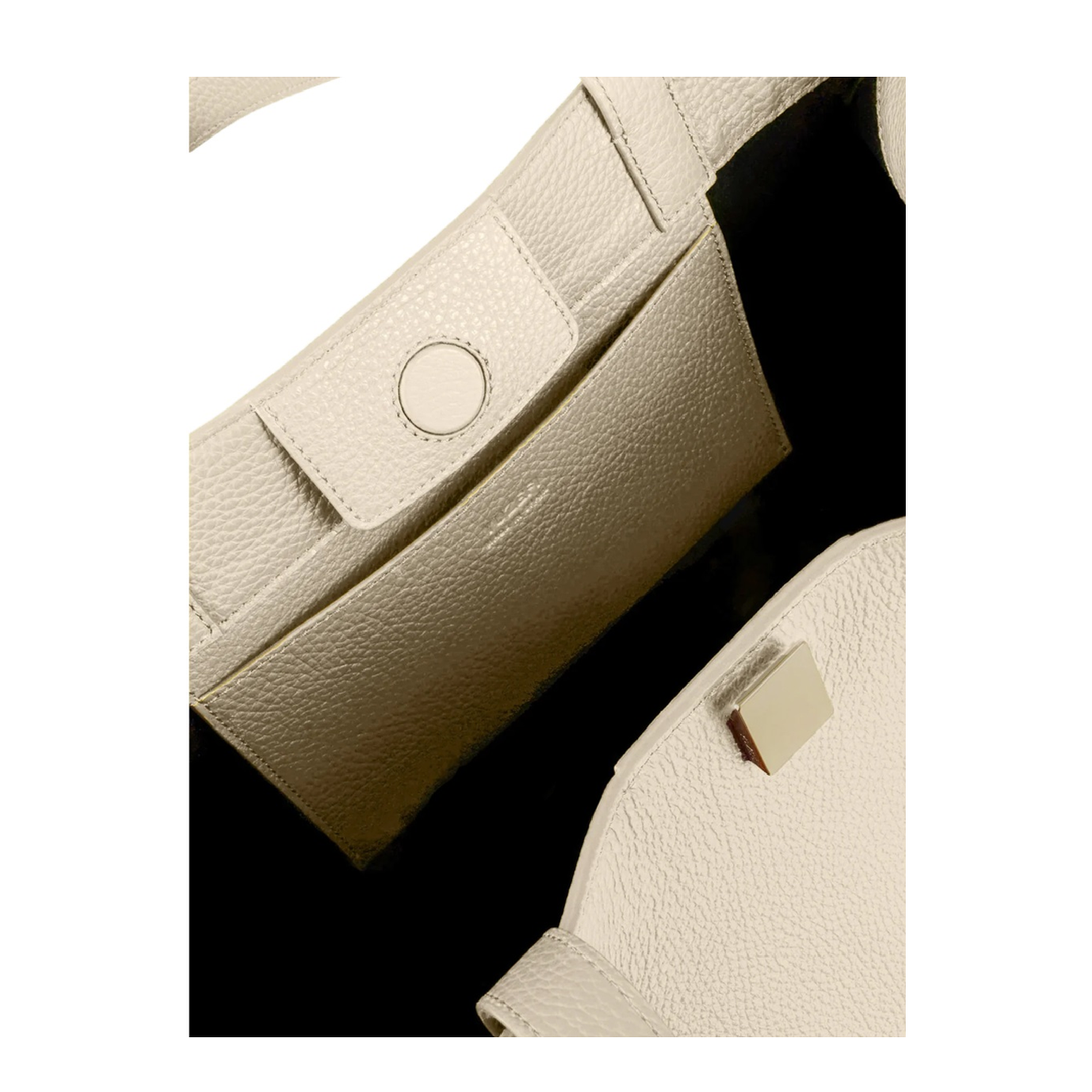 MAYFEYR - Yuzefi - Gyoza Tote In Pebble Grain Leather - GYOZATOTEPEBBLEGRAINLEATHERANGORA