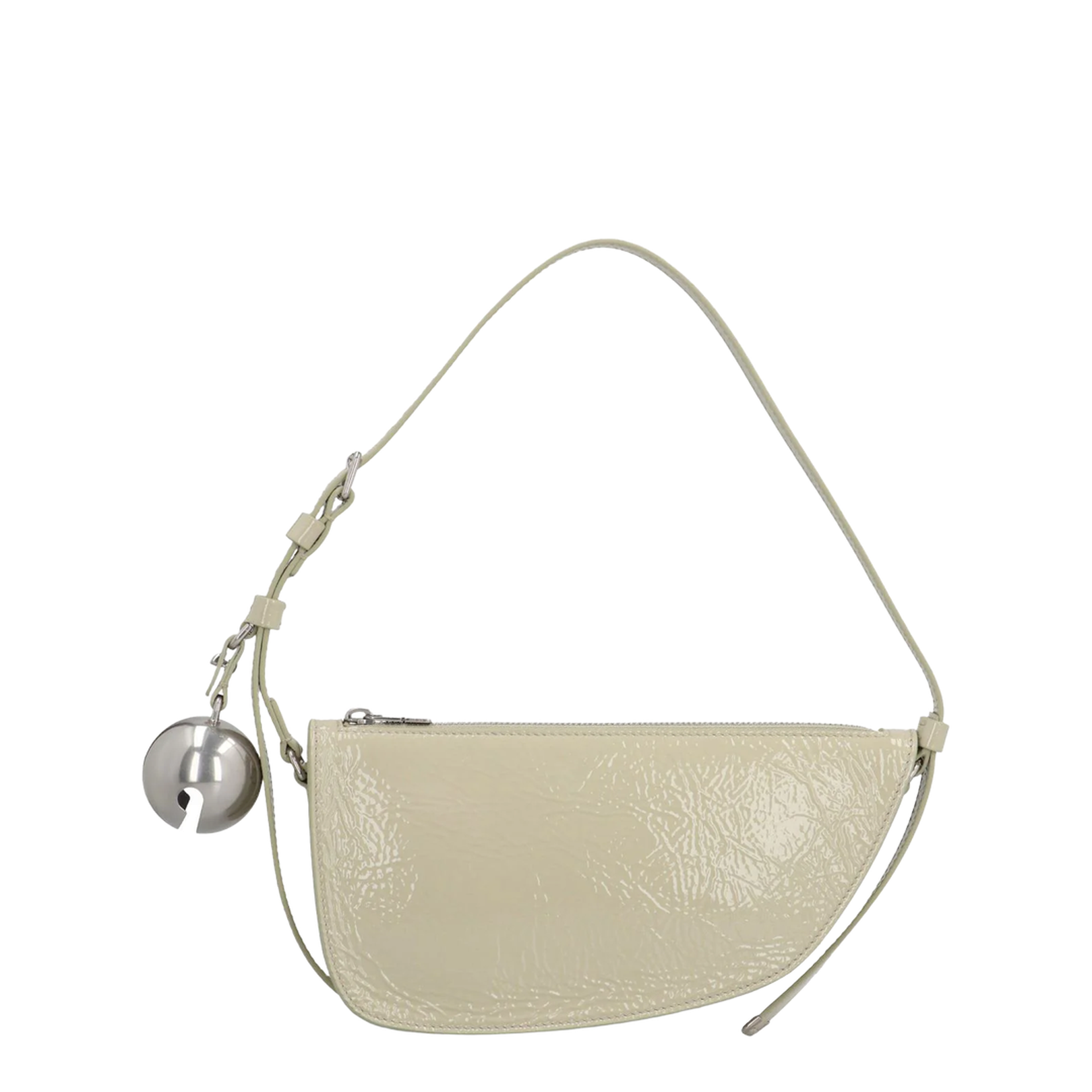 Small Shield Leather Shoulder Bag
