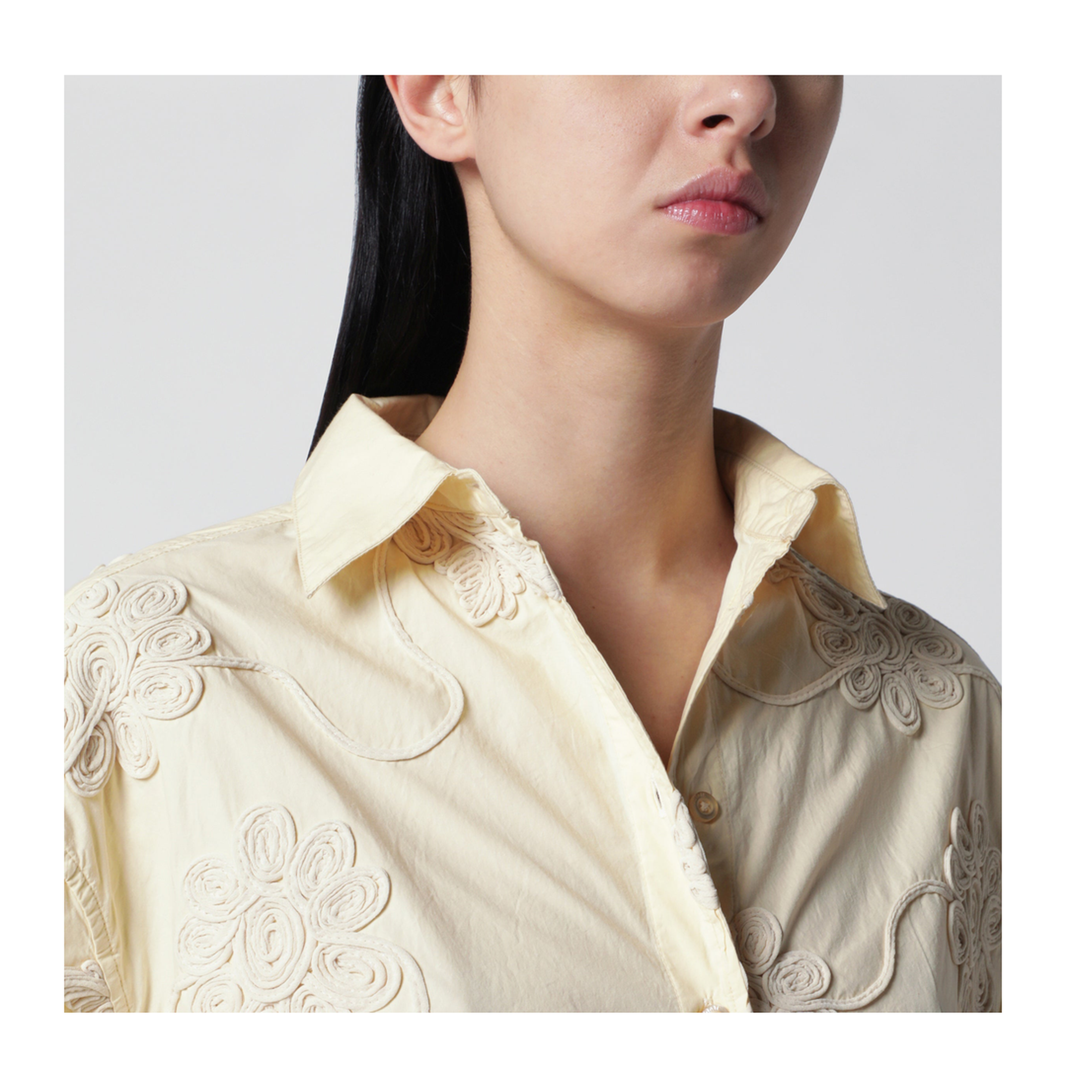 MAYFEYR - Rotate - Oversized Shirt Flower In Organic Cotton - 1155581366CO1366