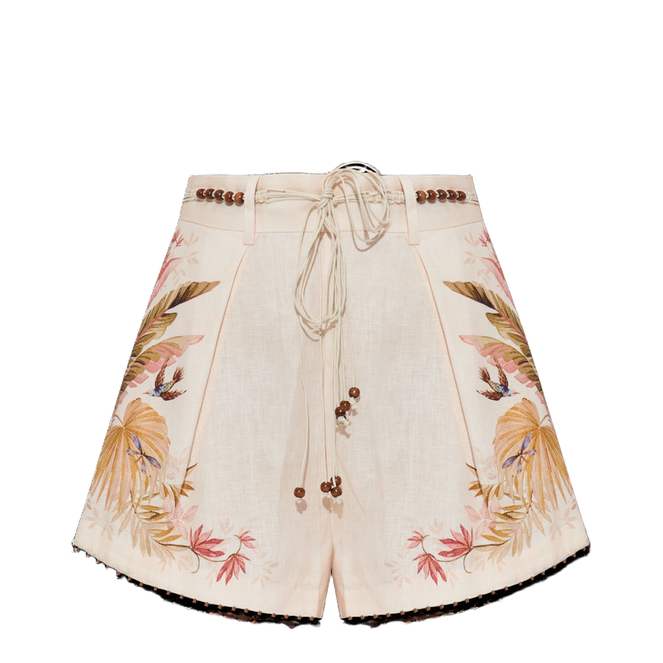 Floral Motif Shorts