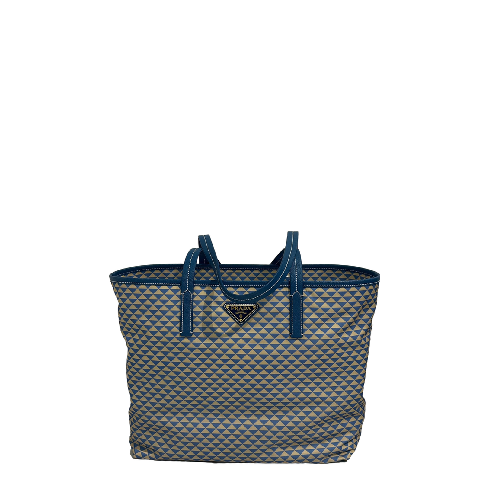 Leather Logo Shopper