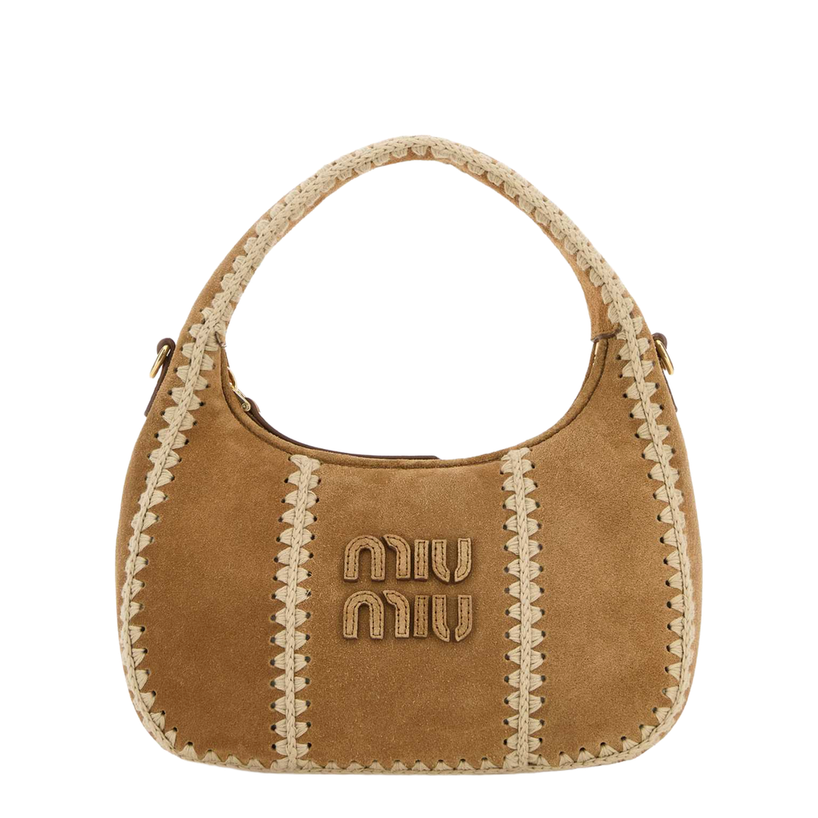 Beige Suede Handbag