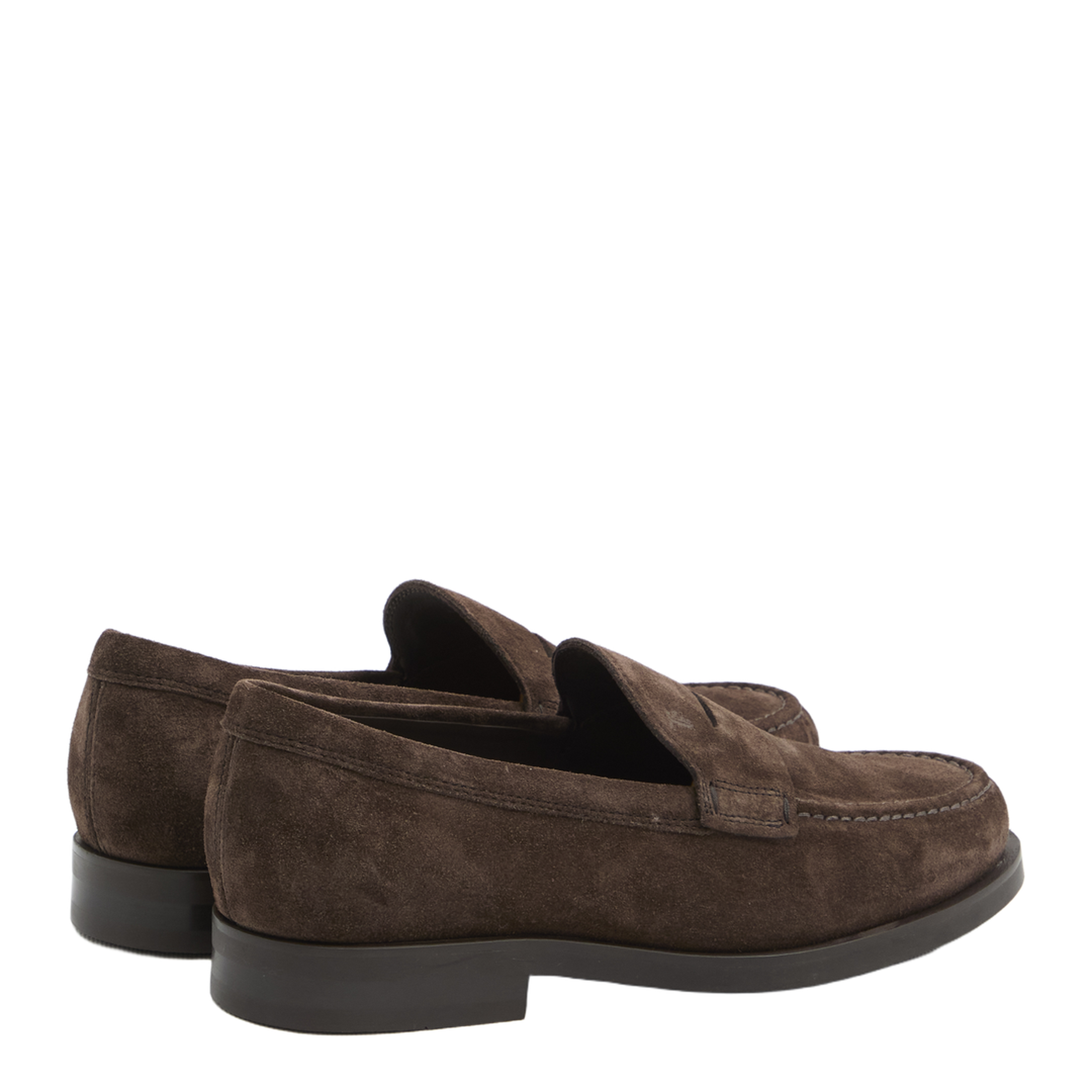 Brown Loafers in Suede