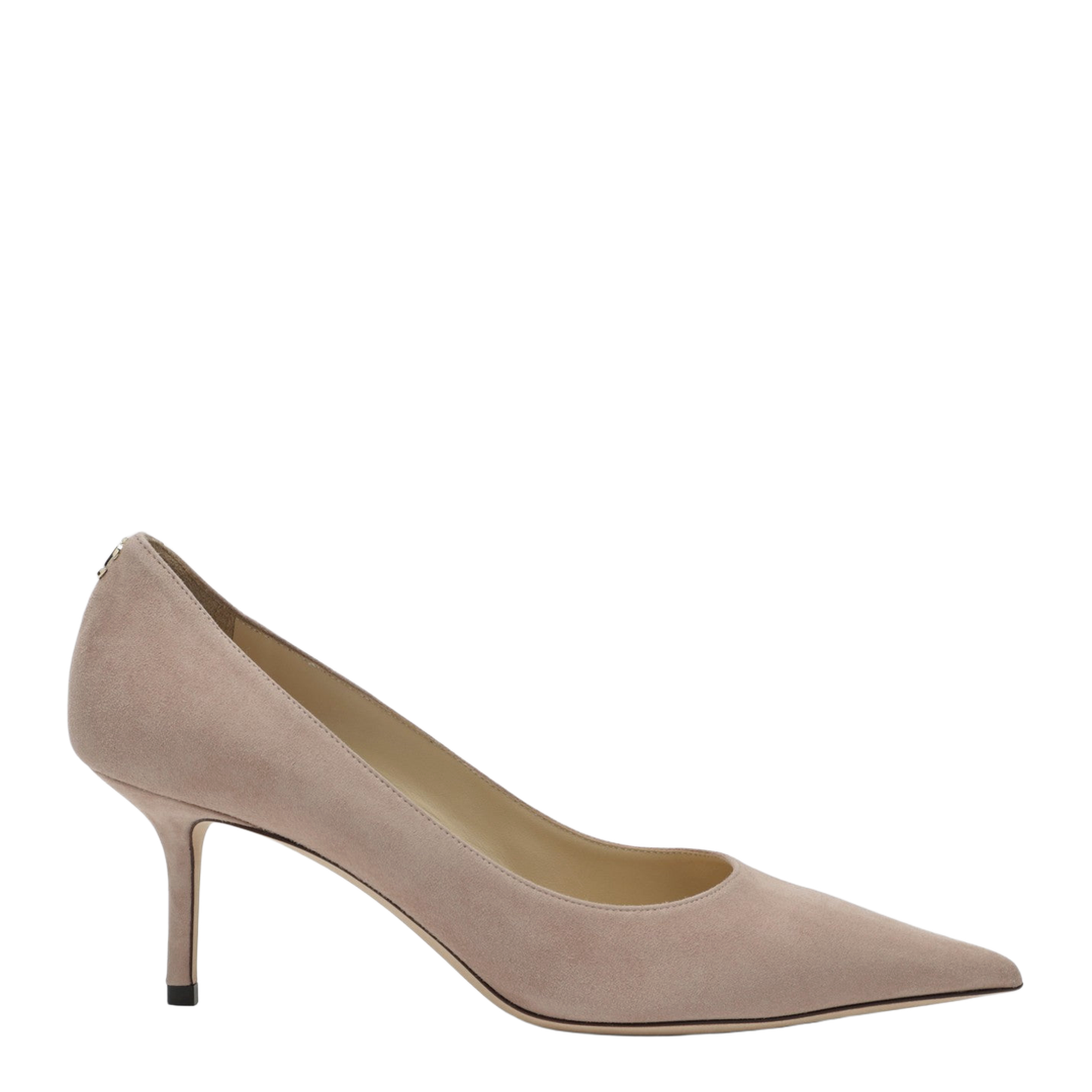 Pumps in Light Pink Suede