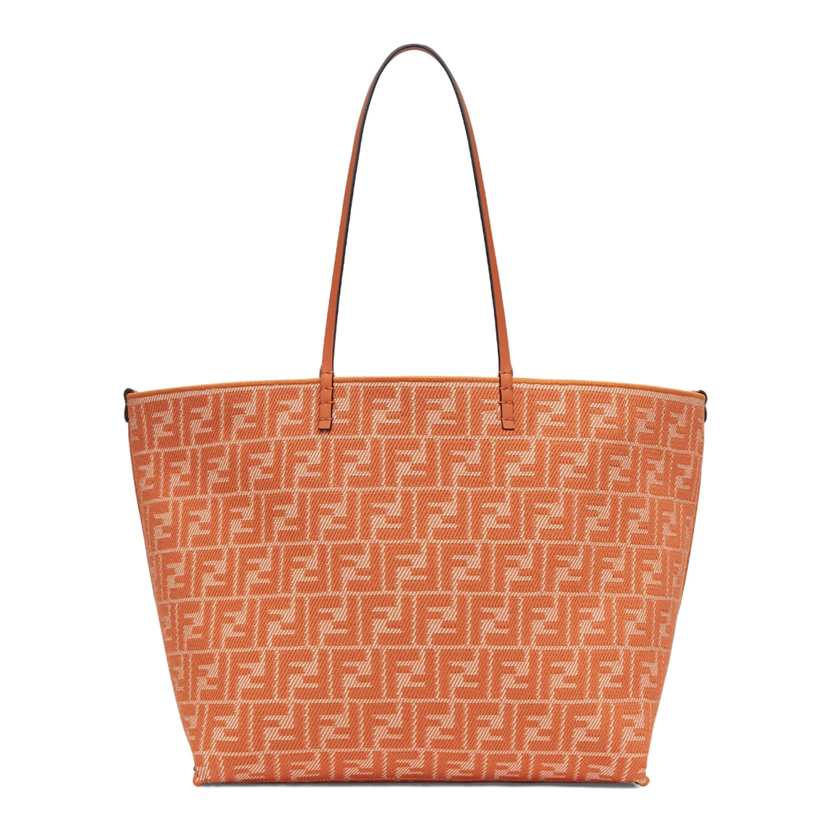 Roll Large Canvas Shopper Bags - Orange