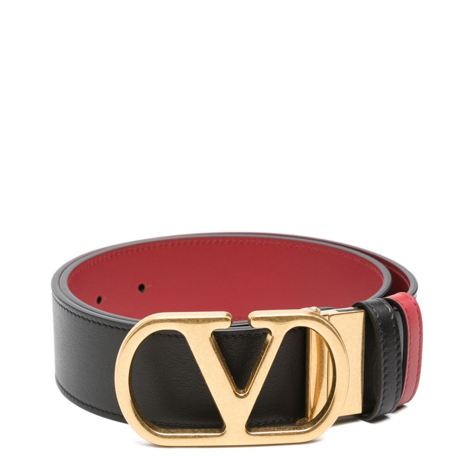 Vlogo Signature Leather Reversible Belt