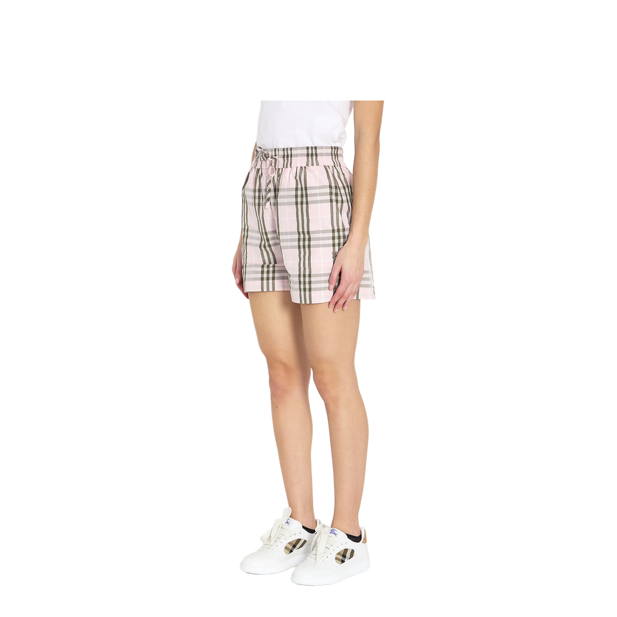 Cotton Check Shorts