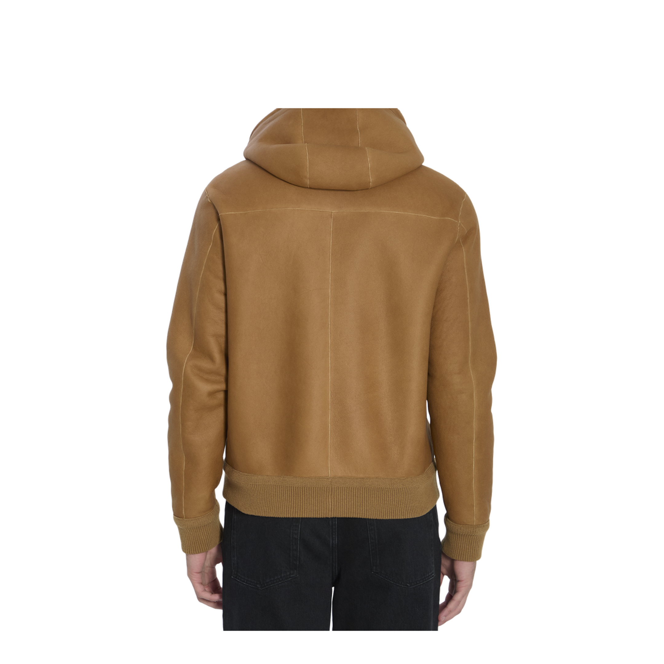 Hooded Leather Jacket