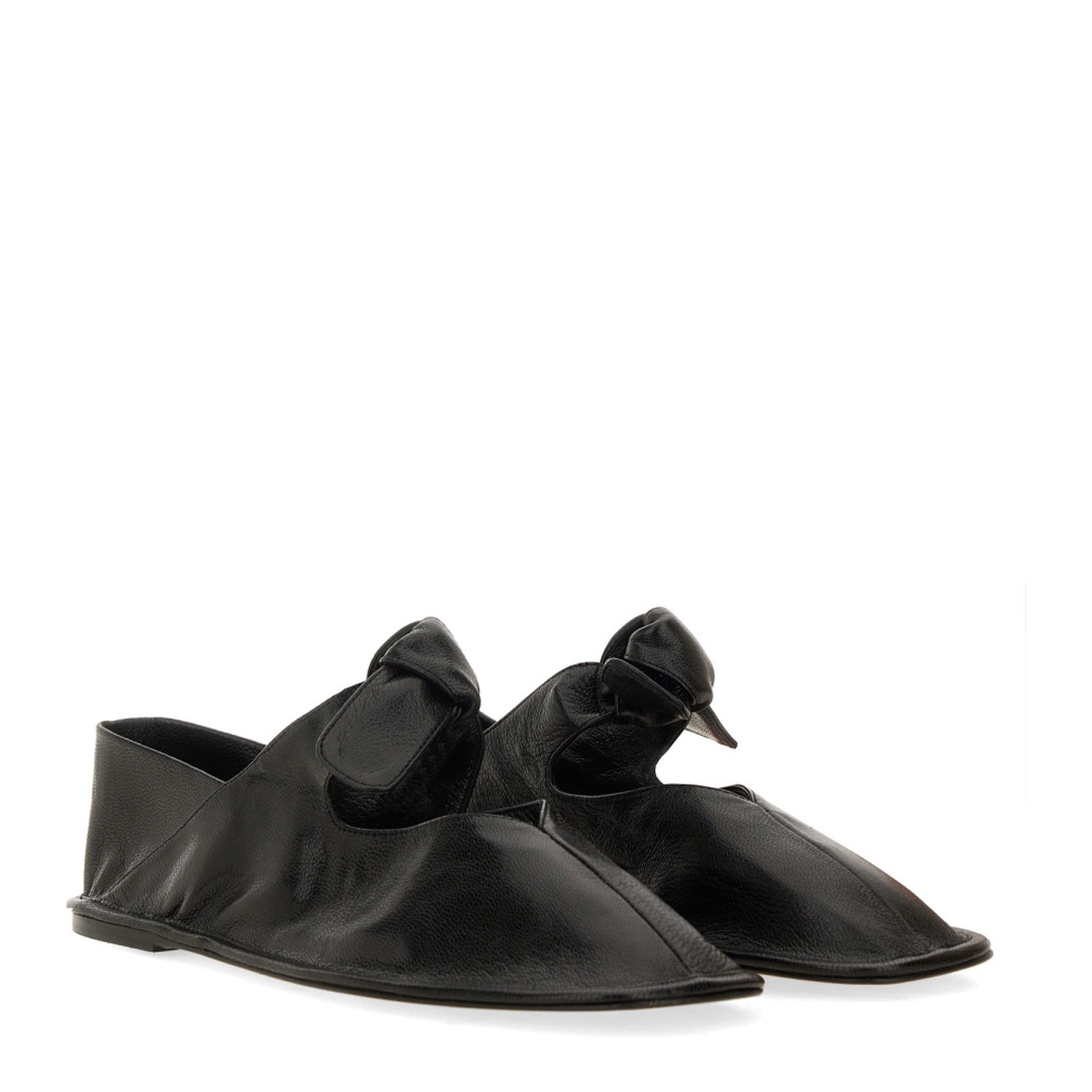 MAYFEYR - Hereu - Ballerina In Pelle - LLSSWFA240011BLACK