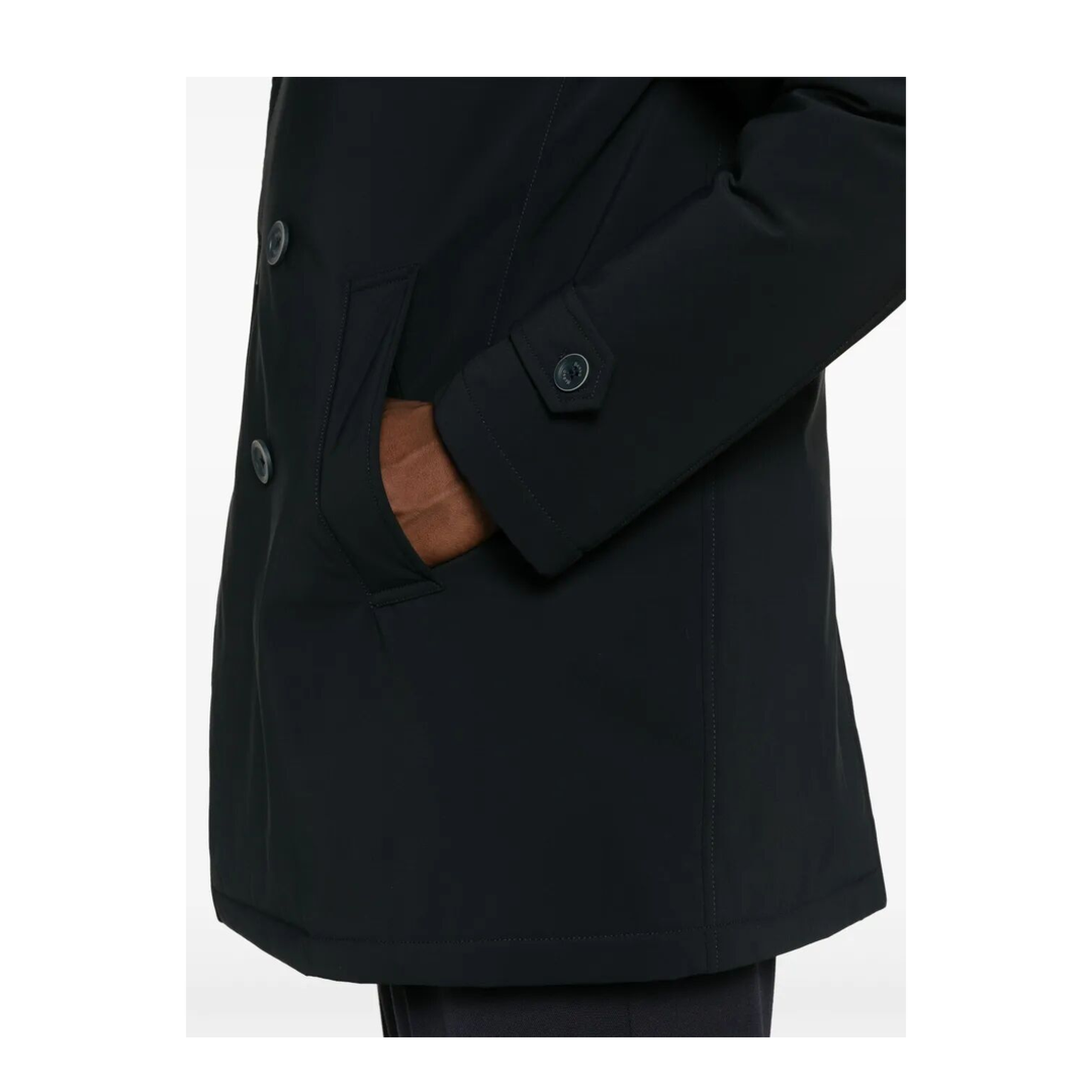 MAYFEYR - Herno - Double-Breasted Nylon Down Jacket - PI001180U12346SZ9200