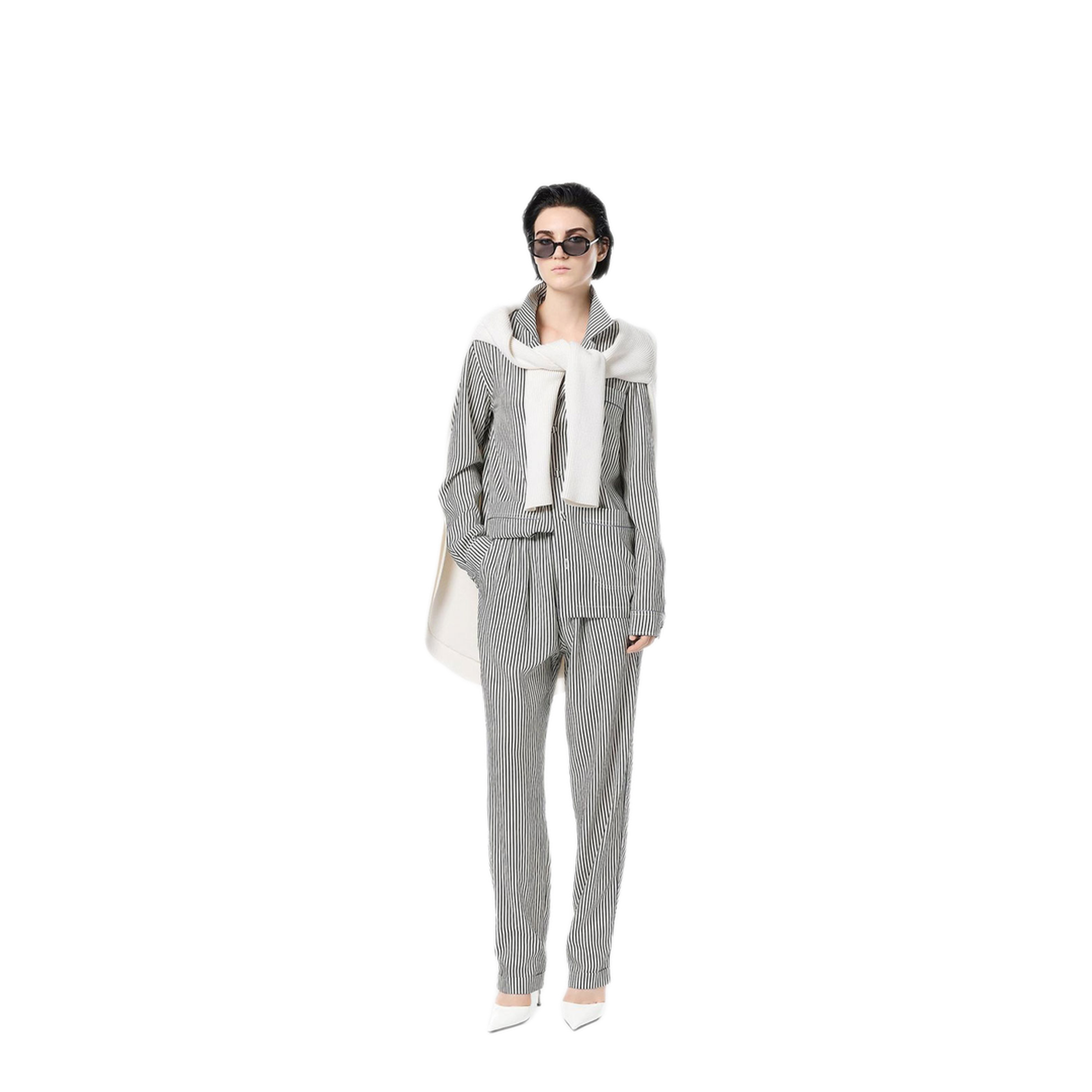MAYFEYR - Tom Ford - Striped Silk Pj Shirt With Piping - CA3335FAX1712NWA