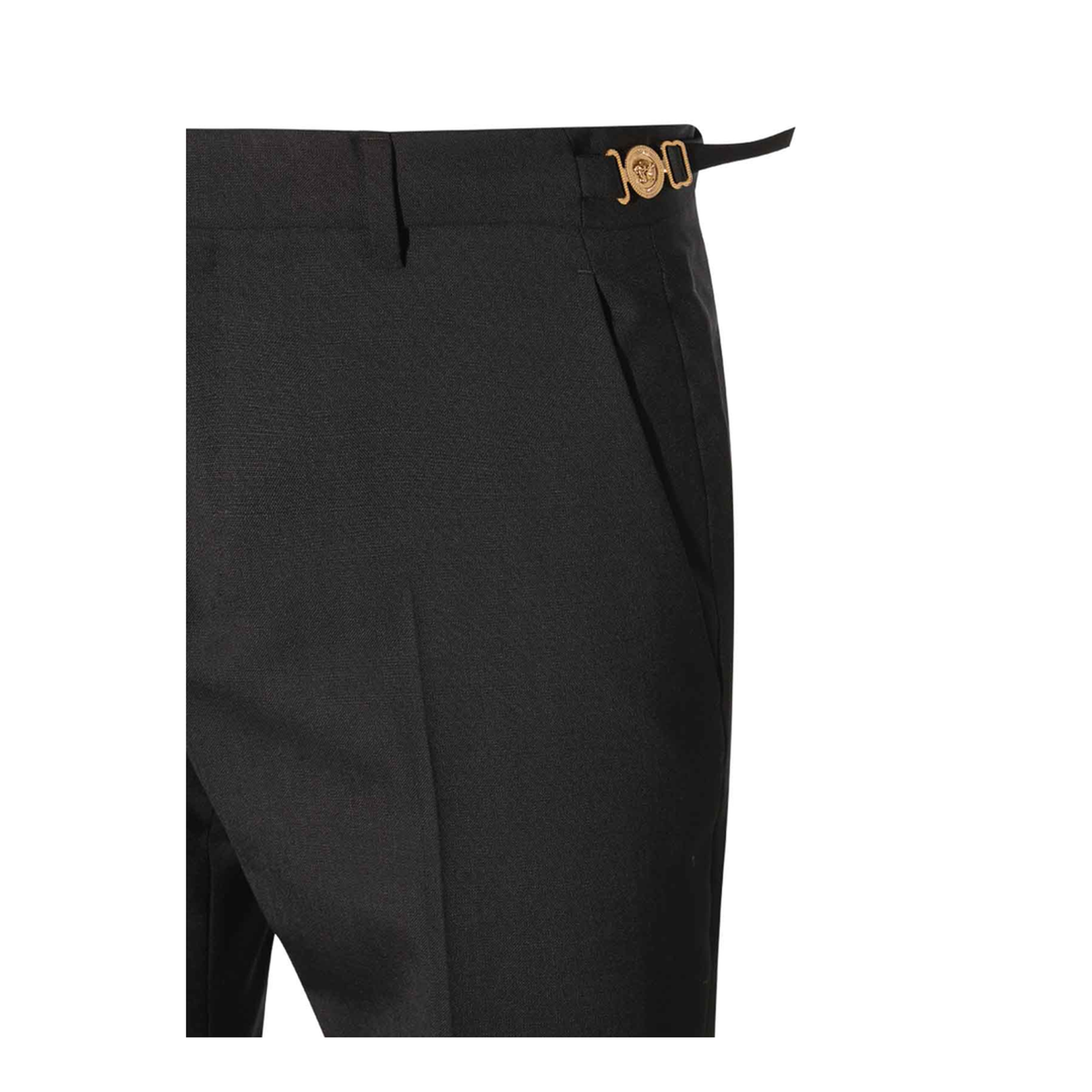 Black Wool Trousers