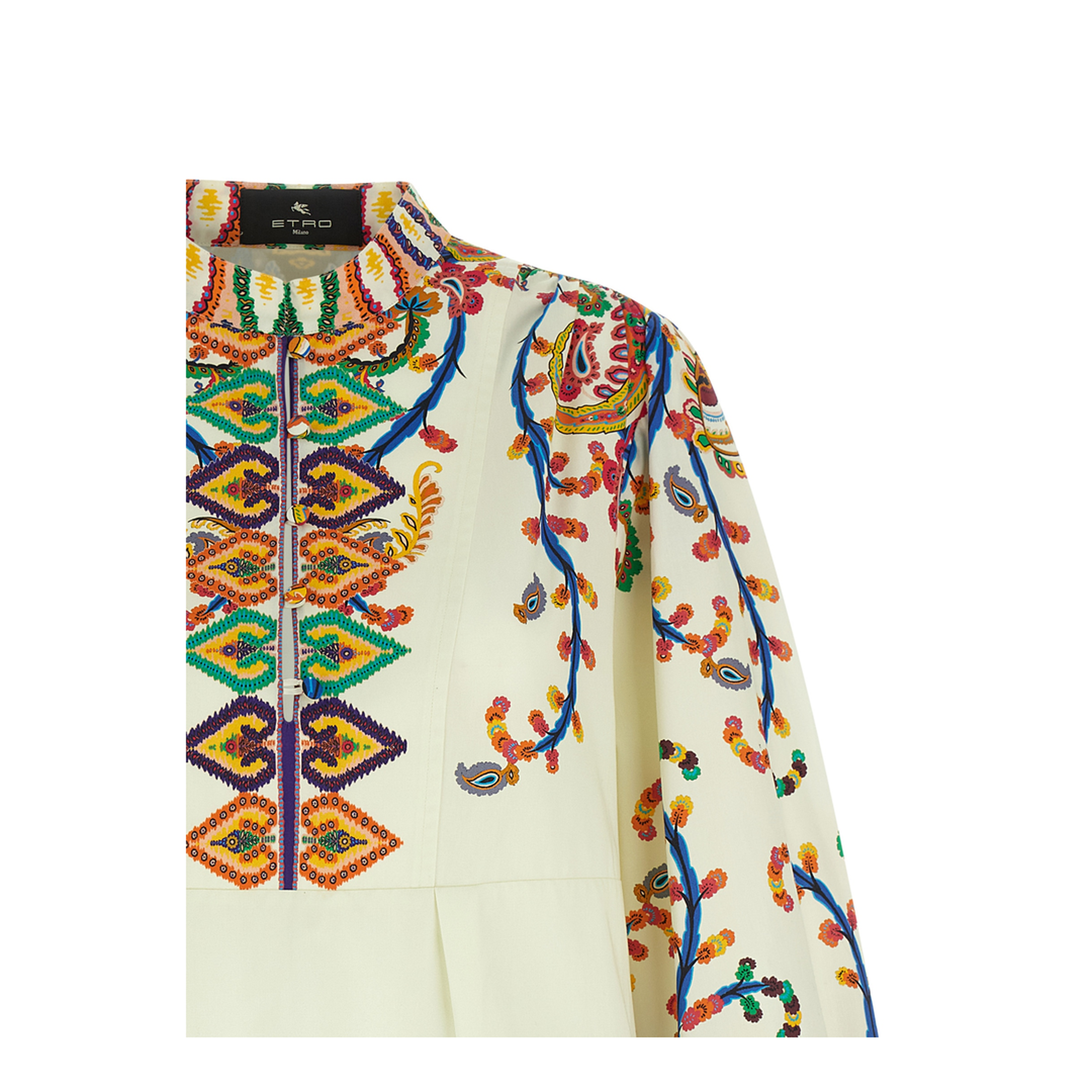 Printed Poplin Dress