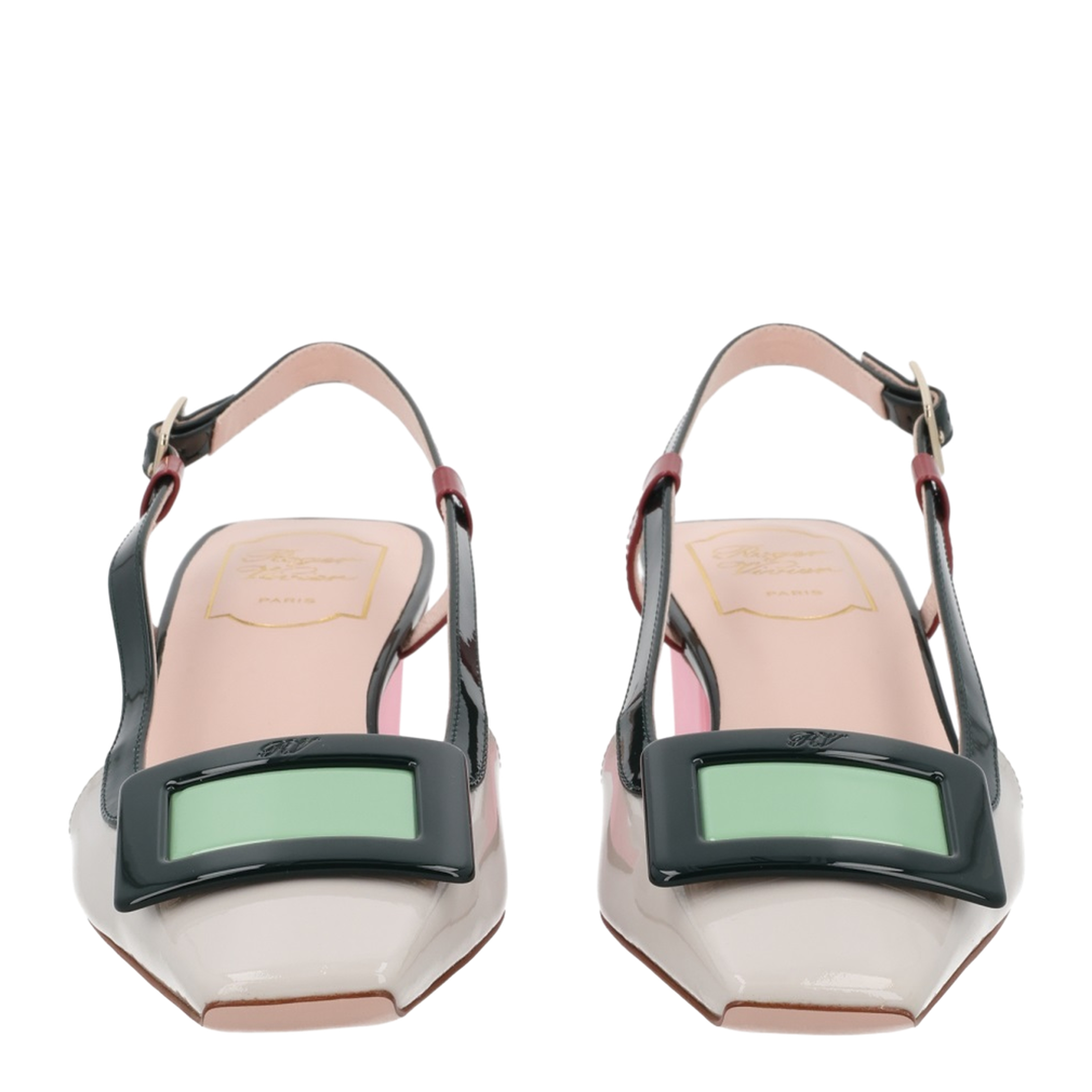 Slingback Pumps in Patent Leather