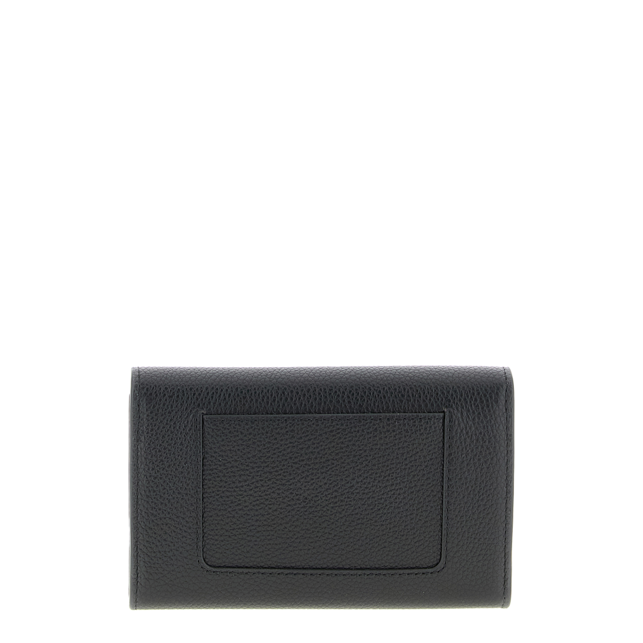 Mulberry Medium Darley Wallet In Black Small Classic Grain