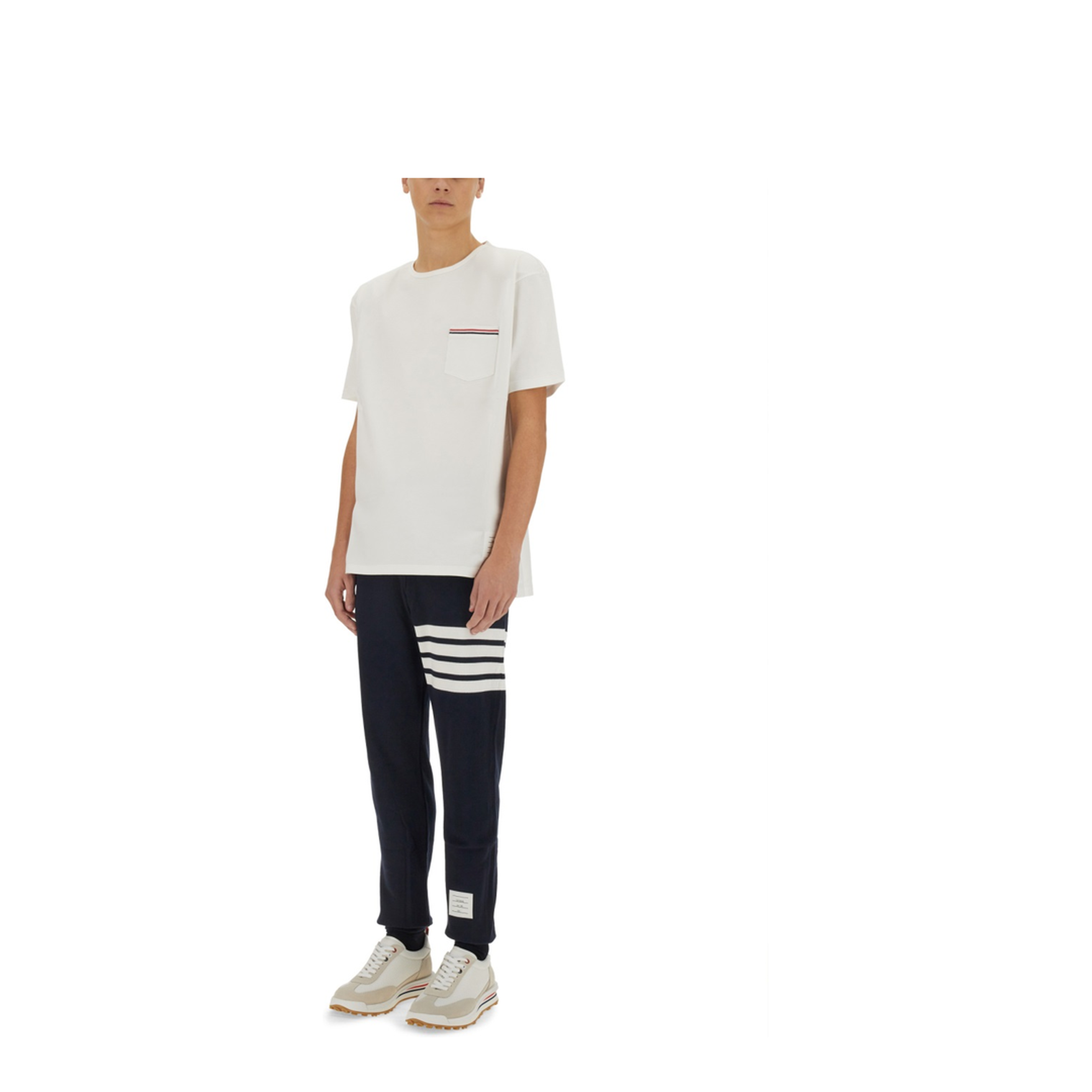 SS RWB Pocket Tee in Medium Weight Jersey