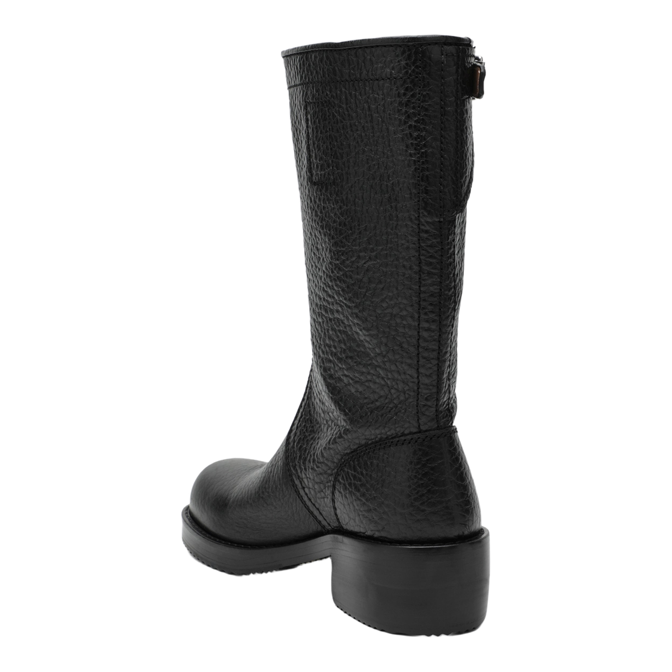 MAYFEYR - Dries Van Noten - Black Leather Biker Boots - 1317150503900