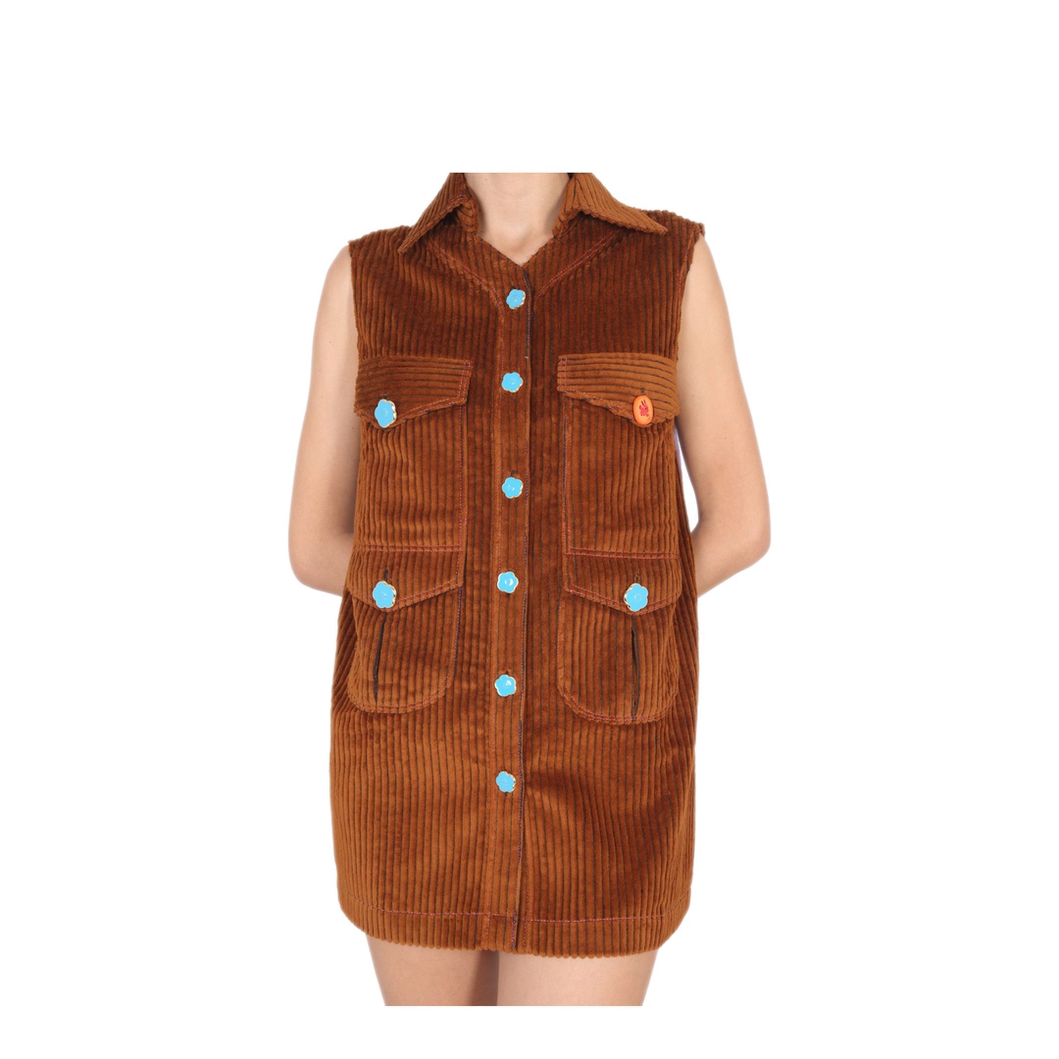 MAYFEYR - CORMIO - Corduroy Dress - FIZABROWN