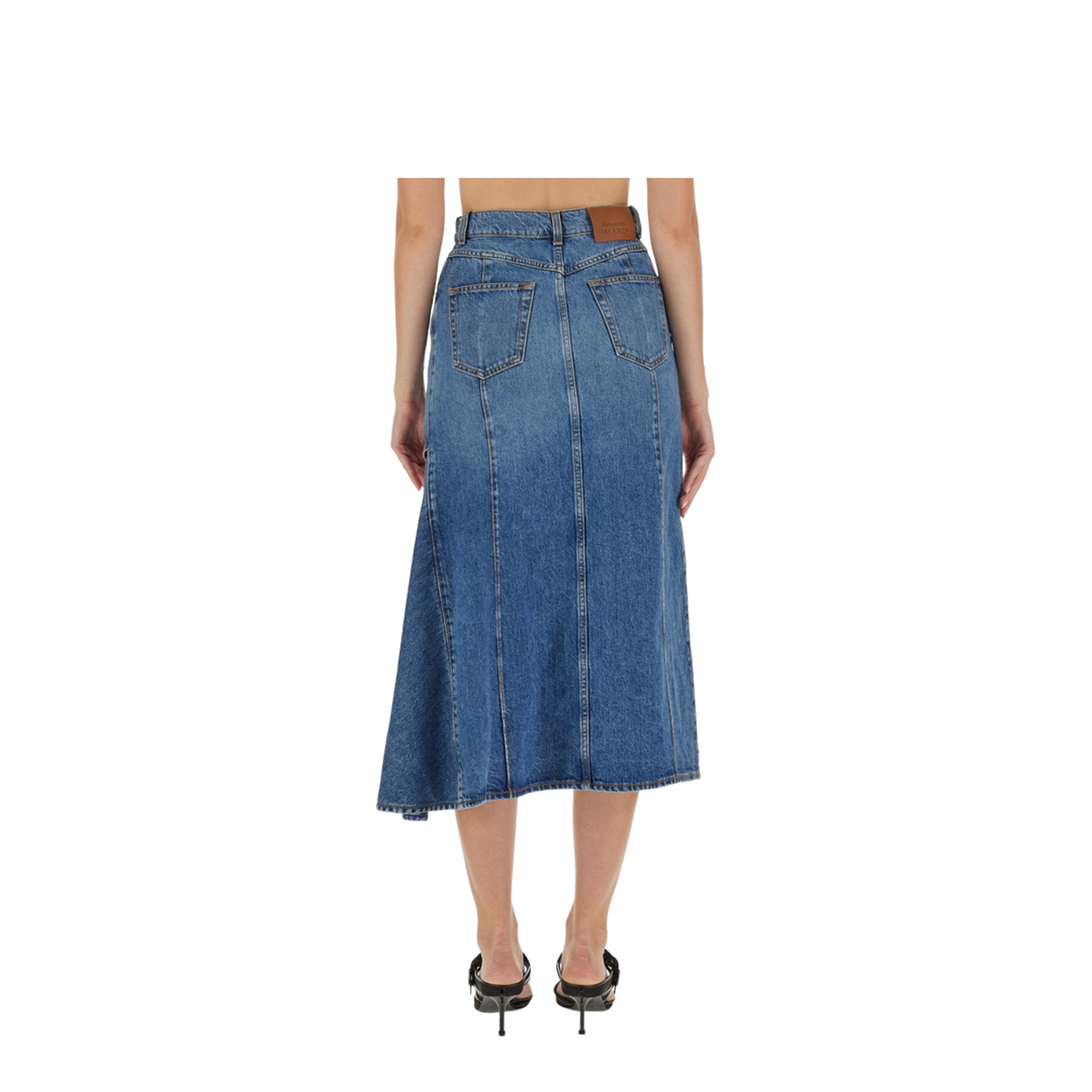 Pencil Skirt with Cut-Out