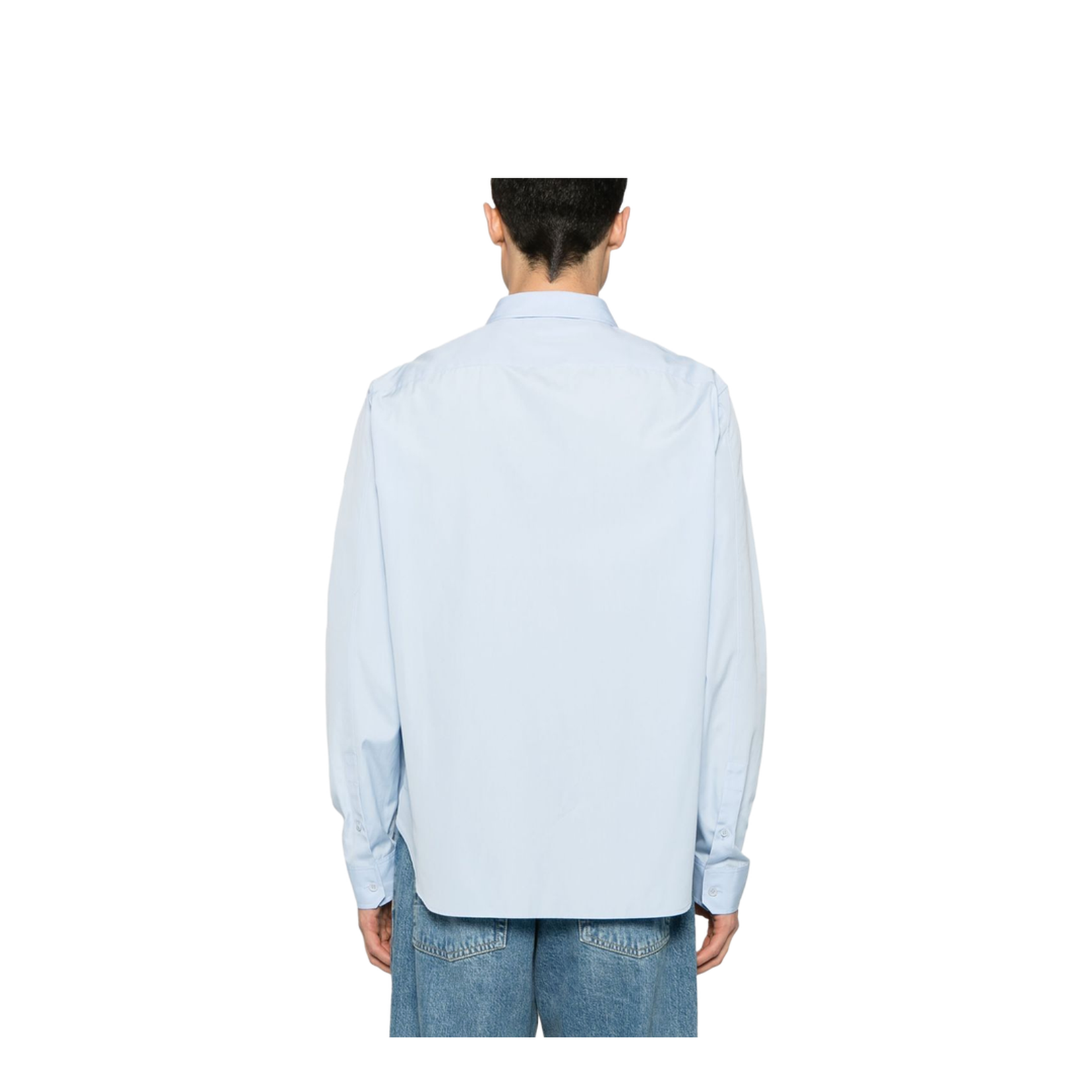 Shirt in Cotton Blue