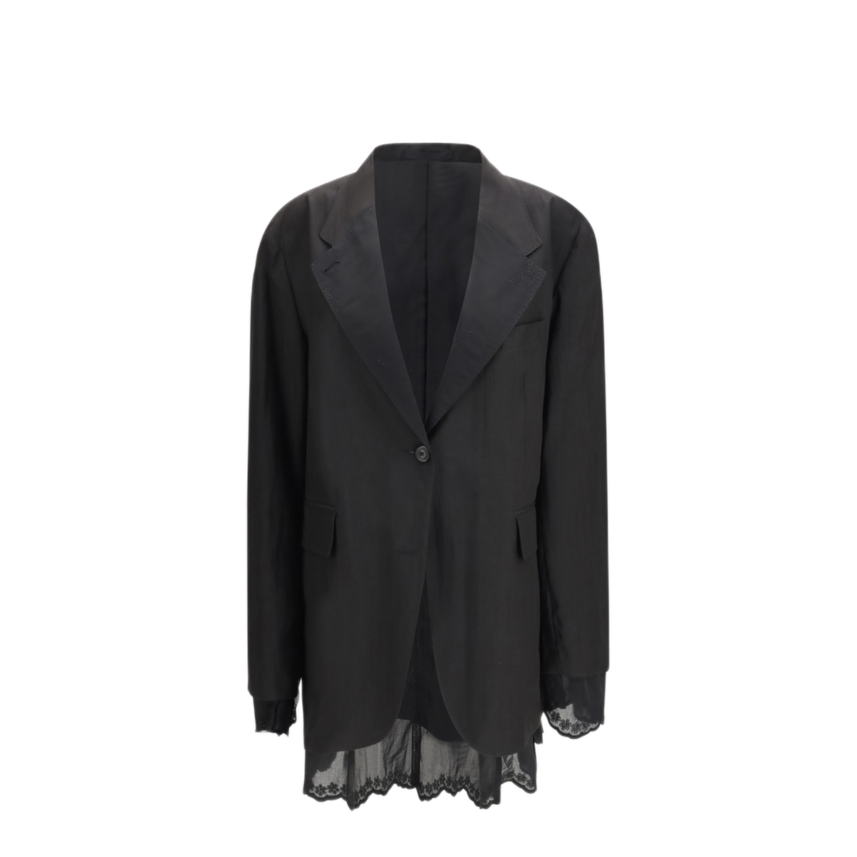 MAYFEYR - Our Legacy - Reversible Drip Single Breasted Blazer - W2260RSBSOOTBLACK
