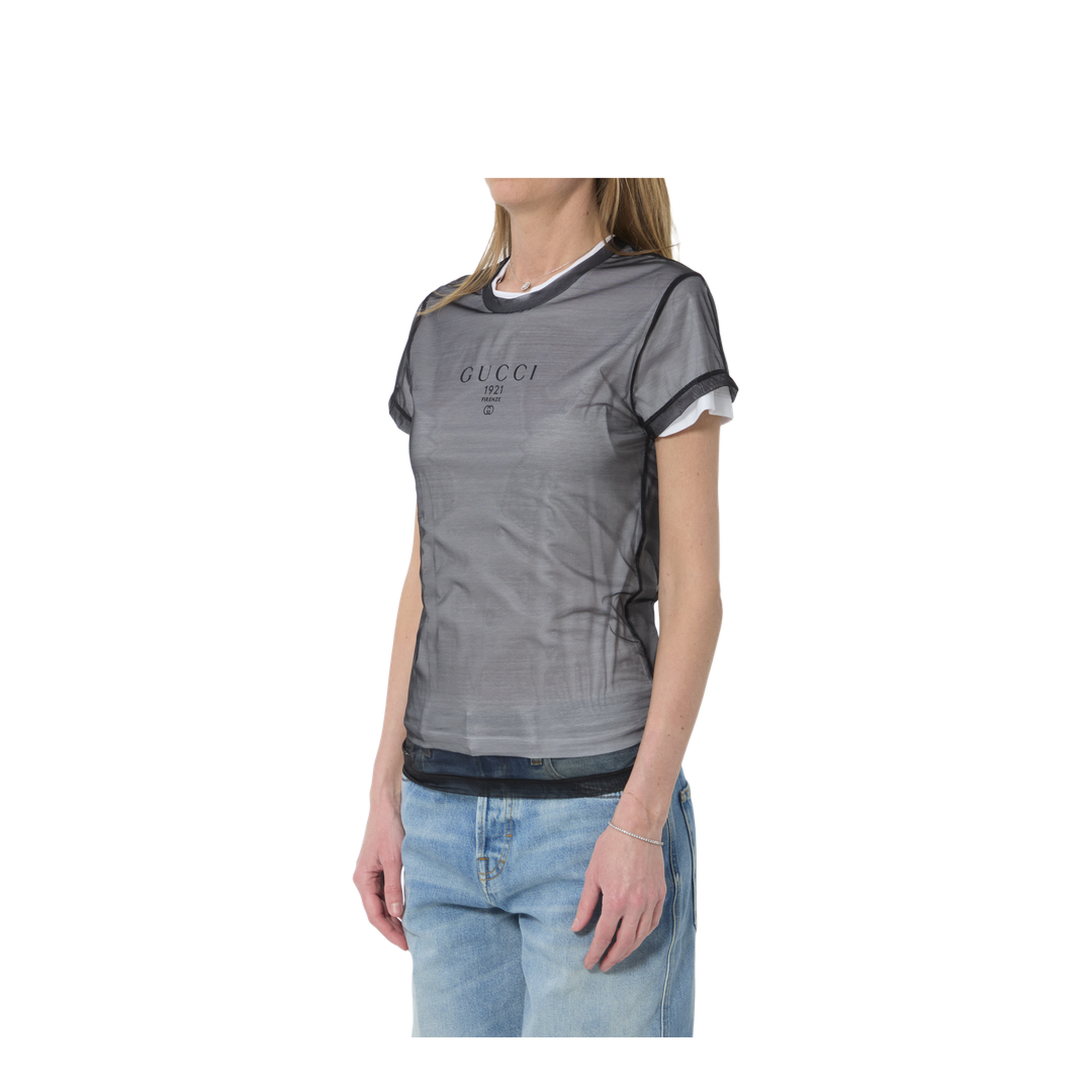 MAYFEYR - Gucci - Double-Layer Jersey T-Shirt - 856822XJHQ59097