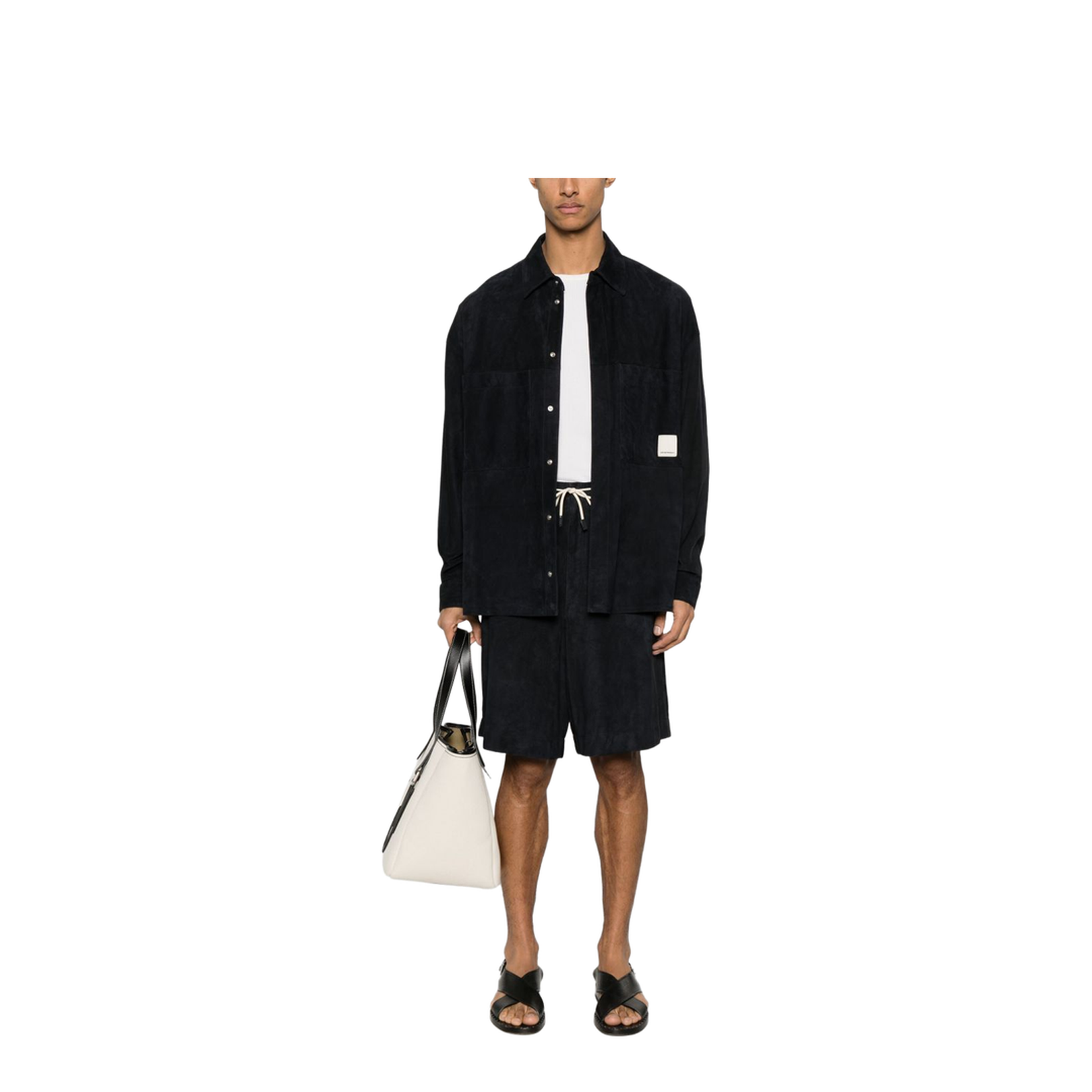 Leather Bermuda Shorts