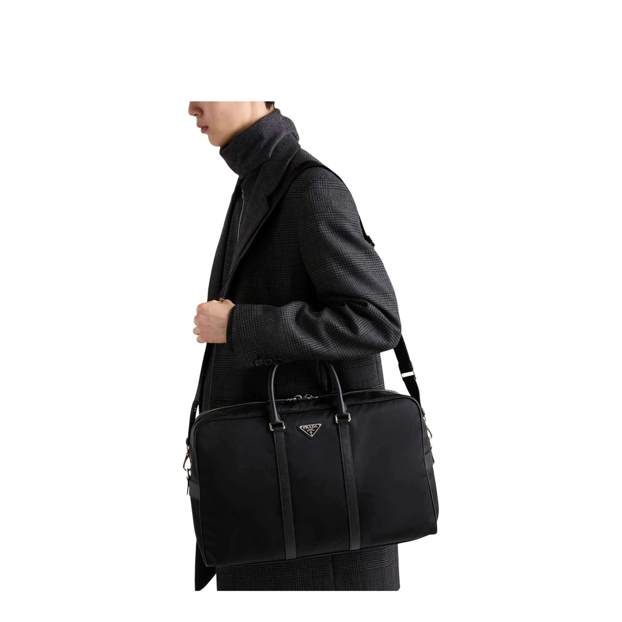 MAYFEYR - Prada - Re-Nylon And Saffiano Leather Duffel Bag - 2VC042VOOO2DMHF0002