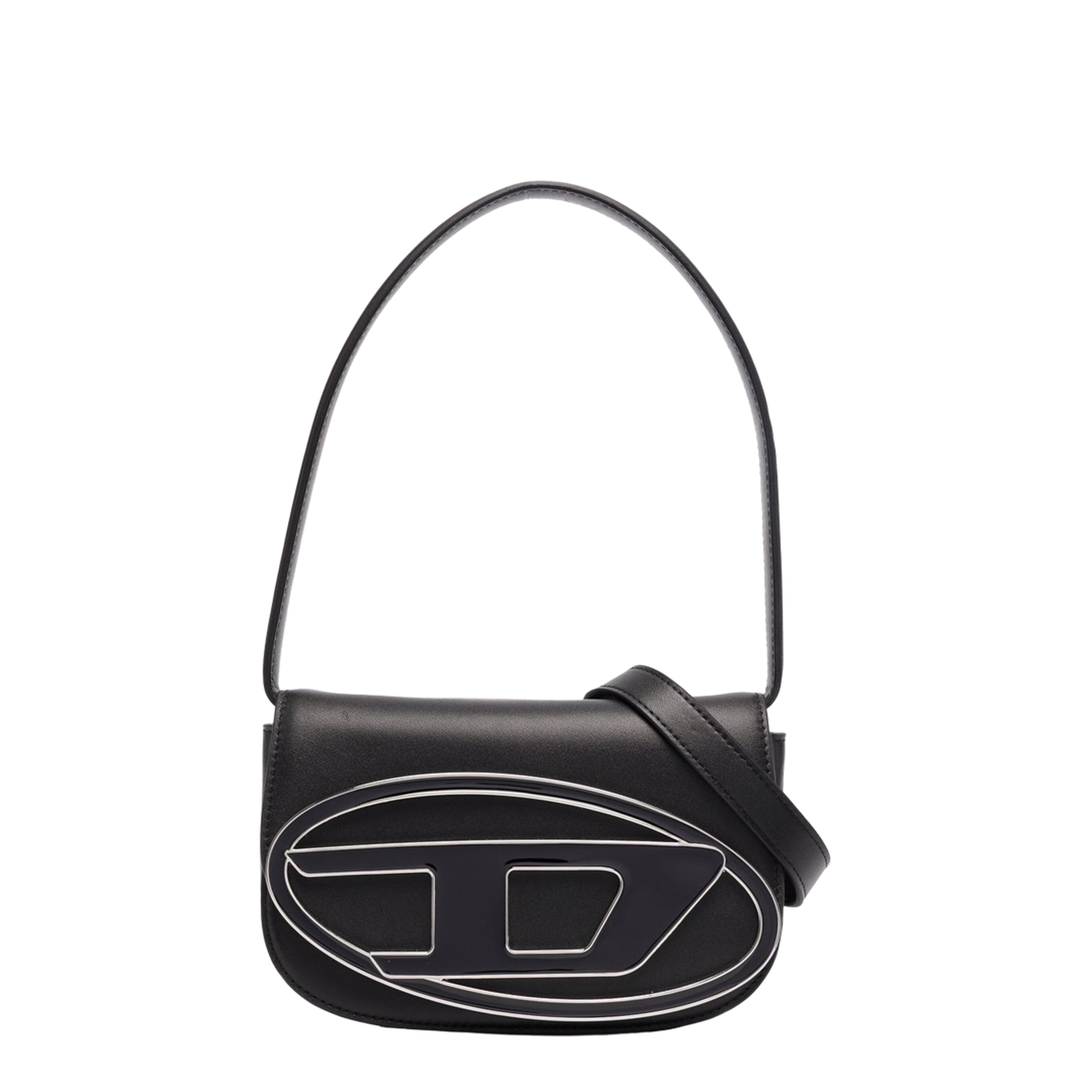 1DR-Iconic Nappa Leather Shoulder Bag - Black