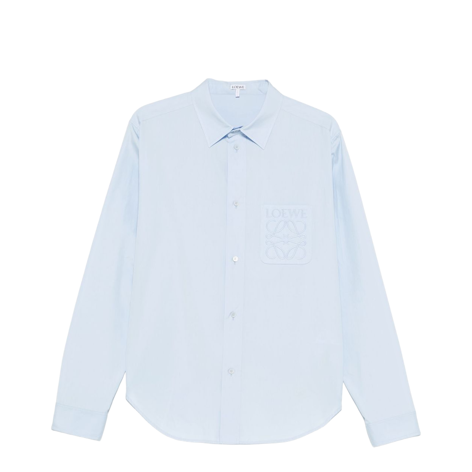 Shirt in Cotton Blue