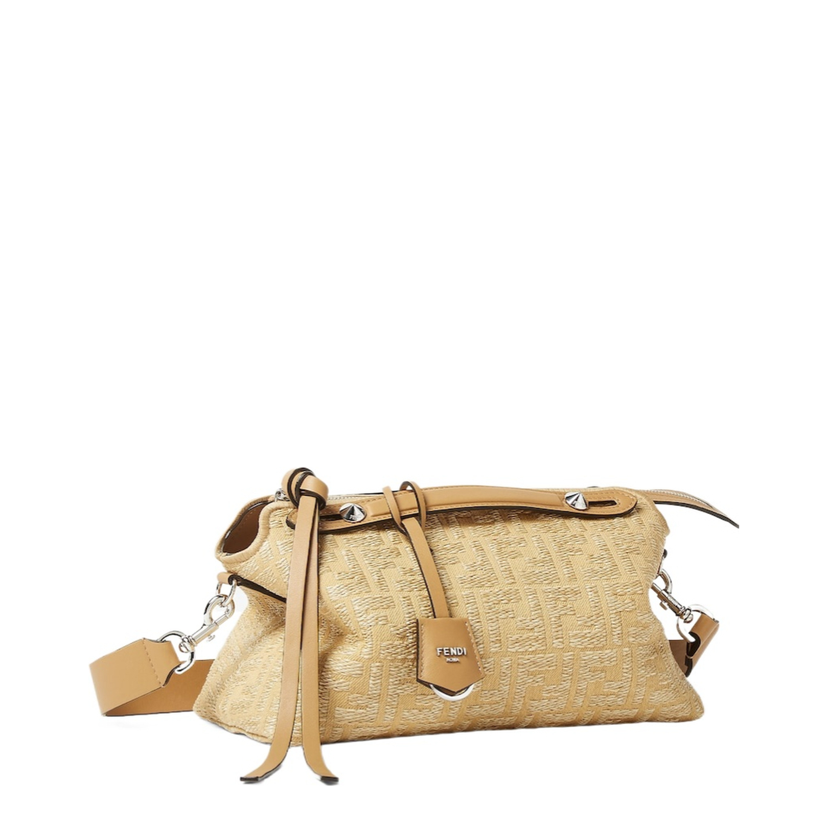 By The Way Medium Canvas Satchel - Beige
