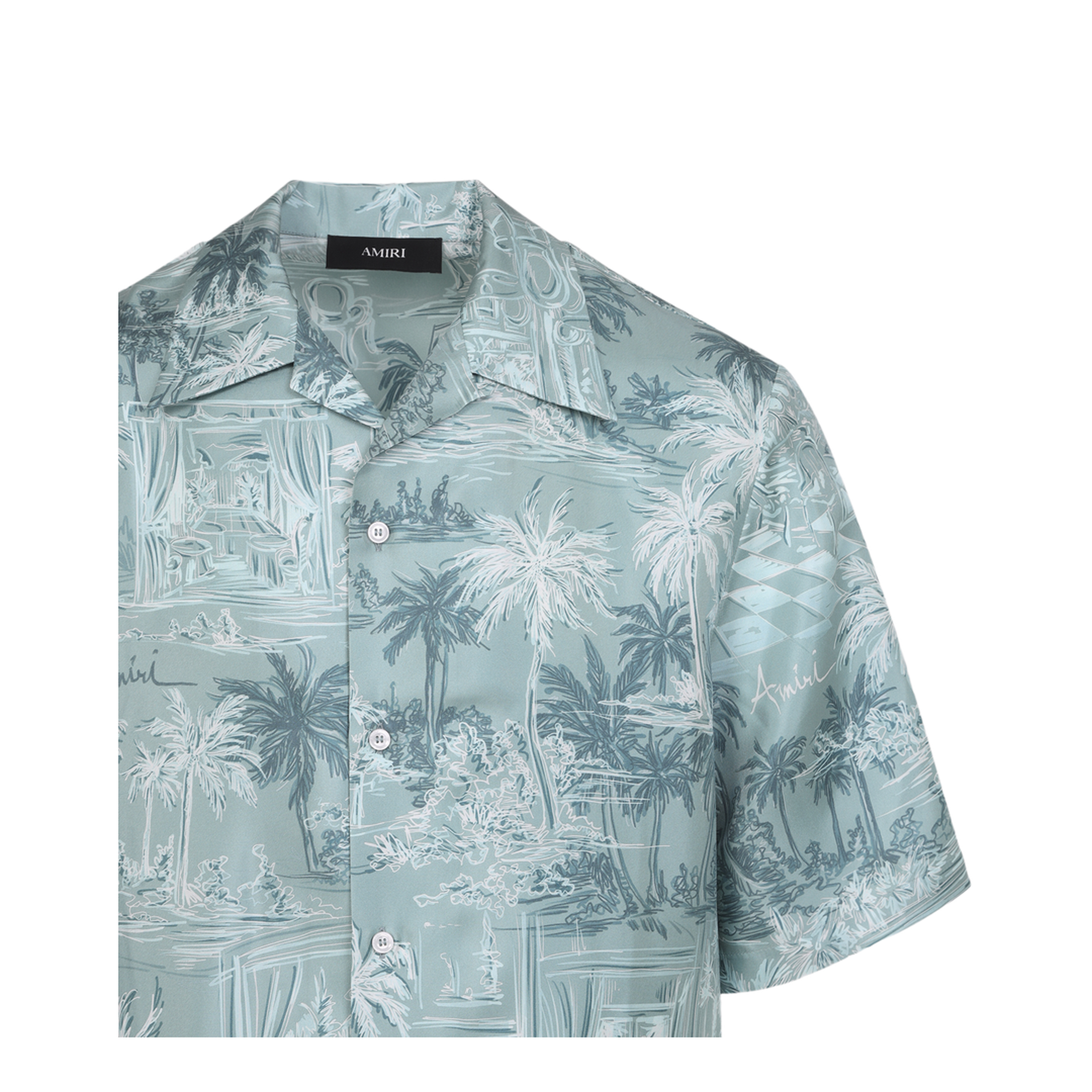 MAYFEYR - Amiri - Chateau Sketch Bowling Shirt - AMTOSH1126