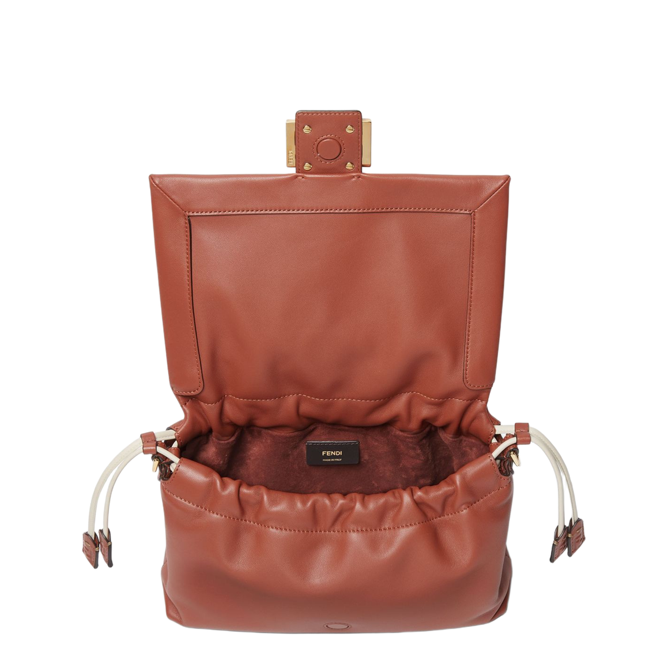 Mamma Baguette Medium Leather Brown