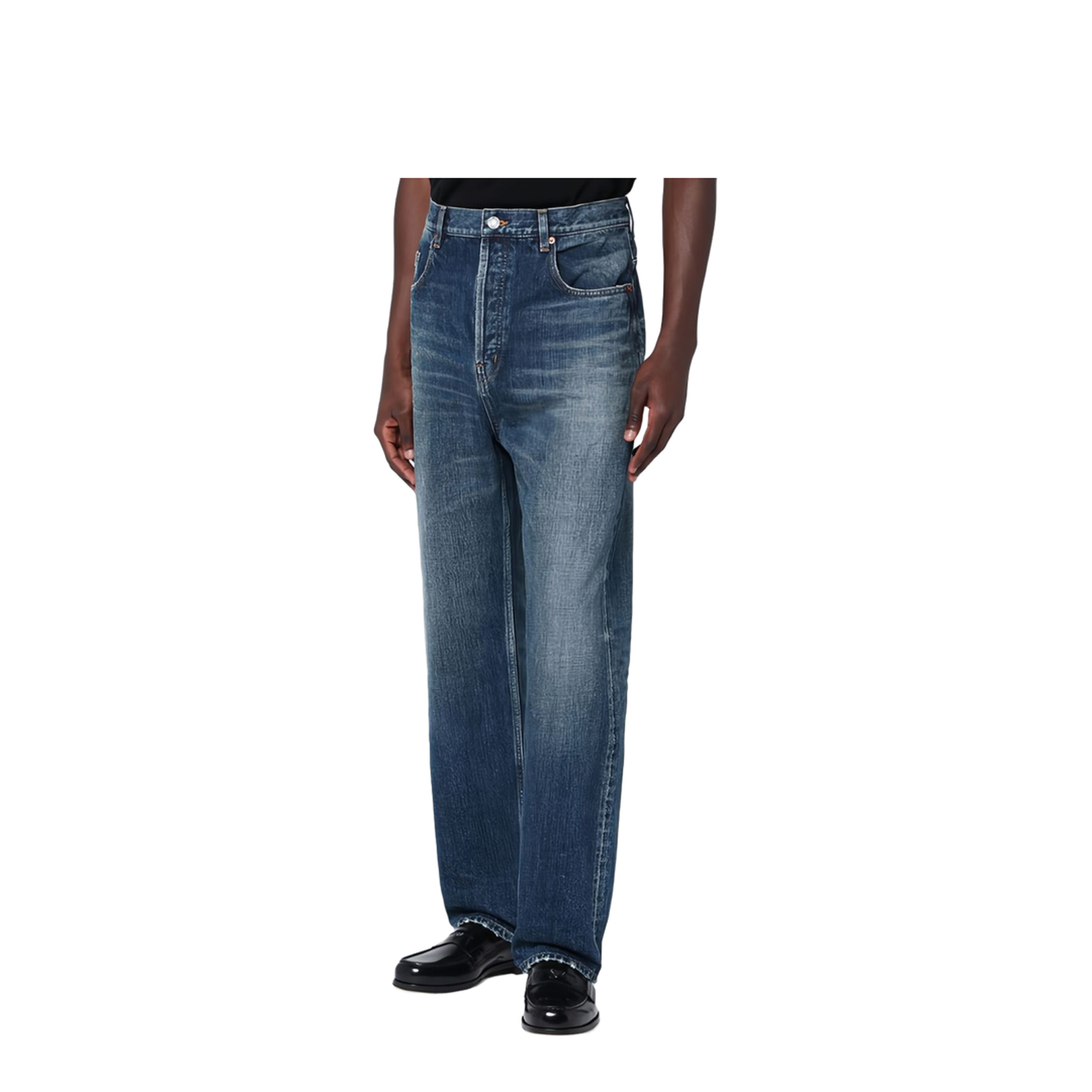 High-Rise Jeans in Heritage Vintage Blue Denim
