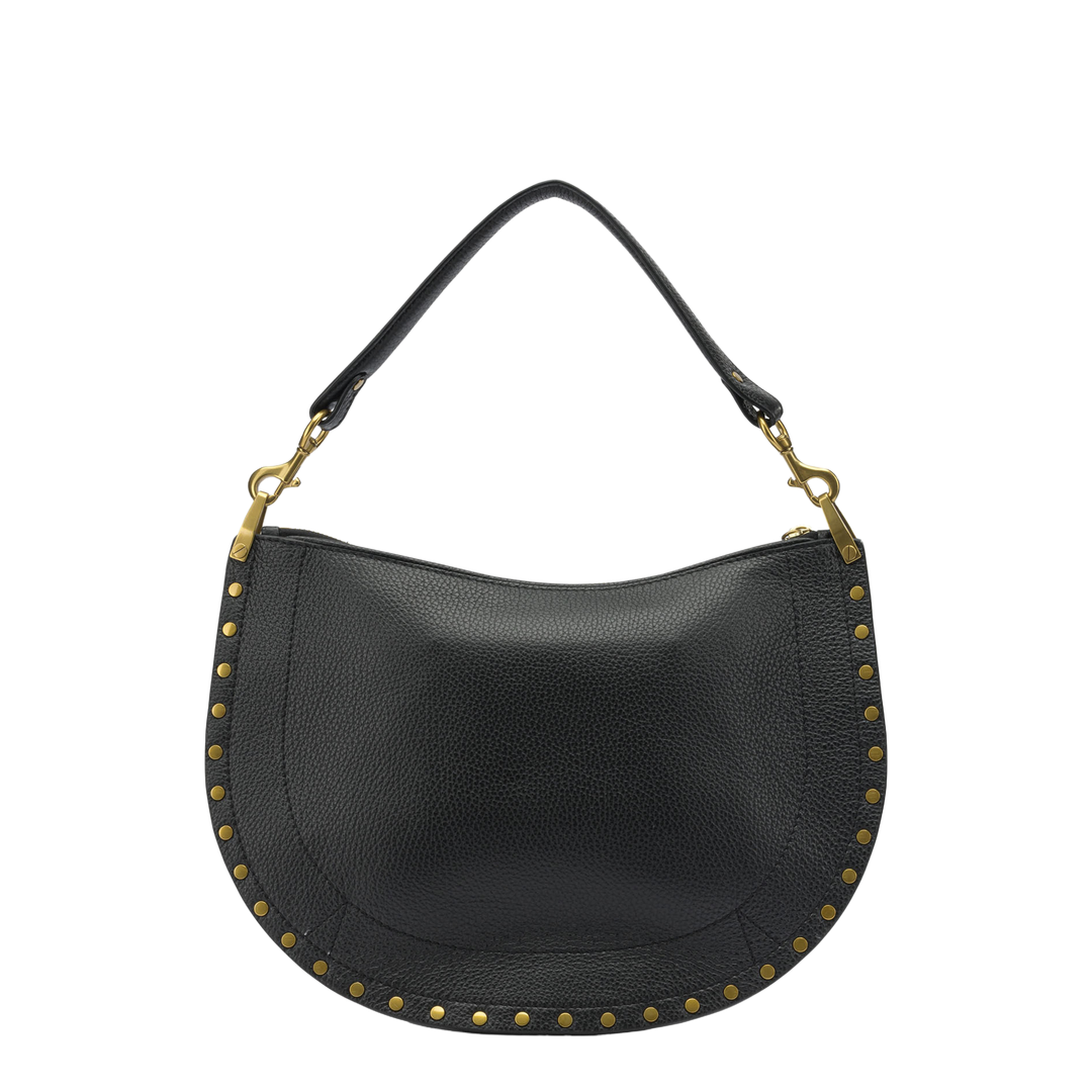 MAYFEYR - Isabel Marant - Oskan Soft Zip Medium Shoulder Bag - 25ABF0066FAC3C22M01BK