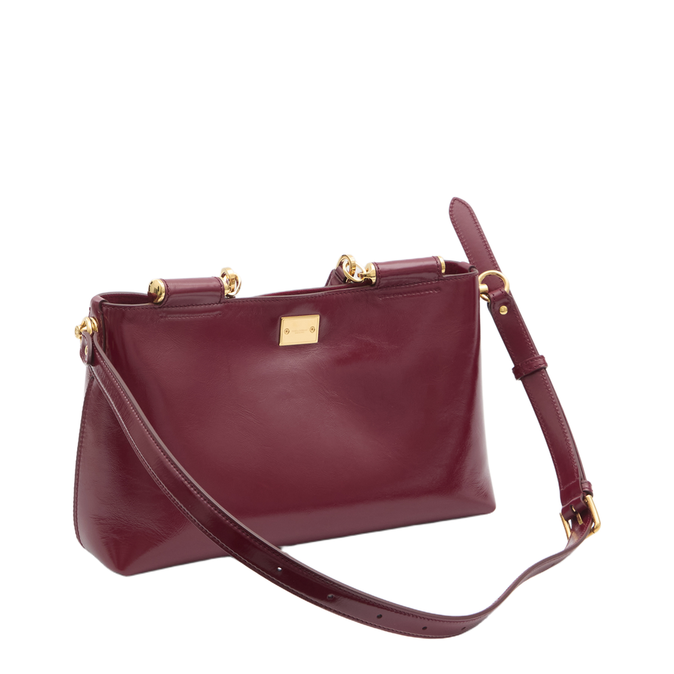 Vittoria Medium Calfskin Handbag - Red