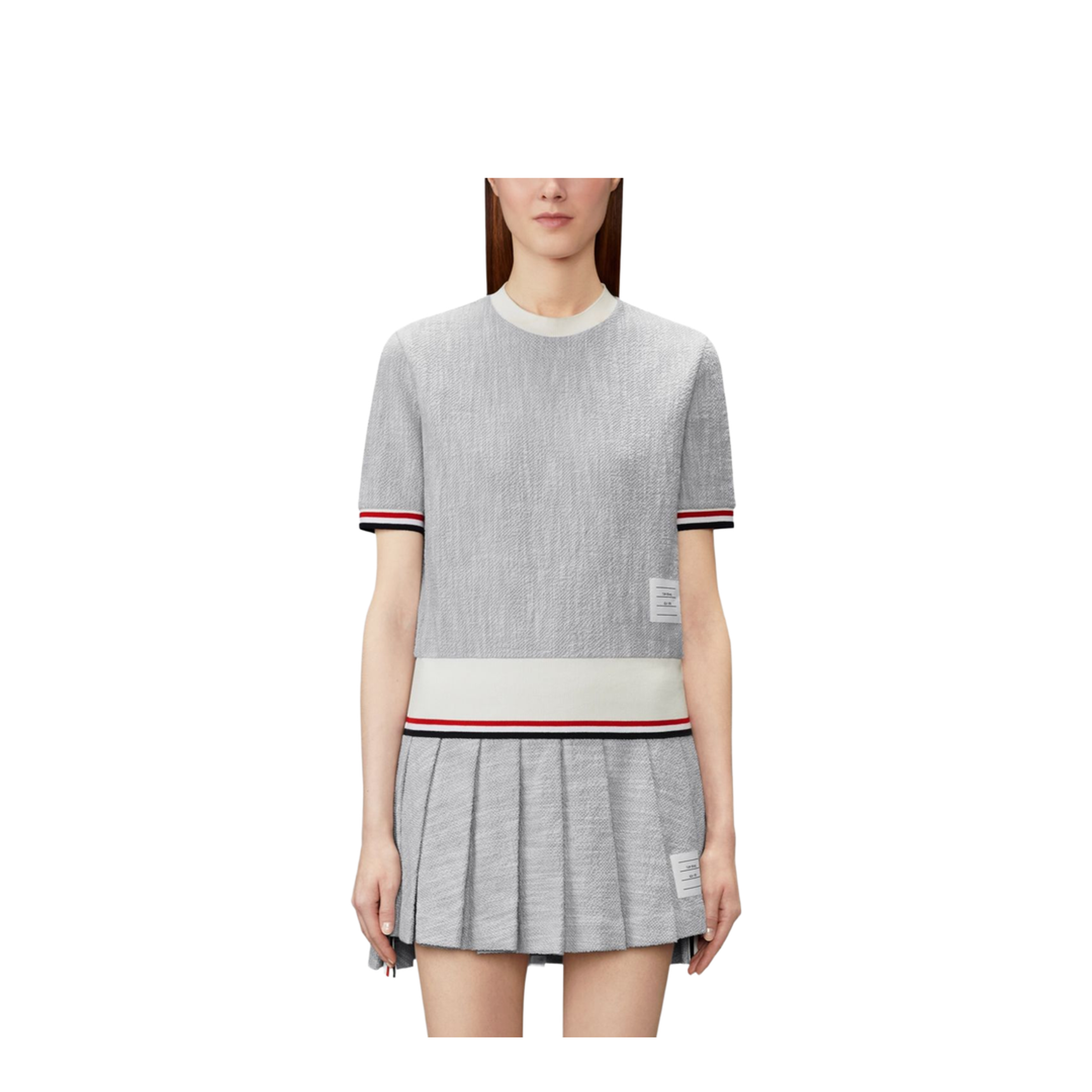 MAYFEYR - Thom Browne - T-Shirts And Polos Light Grey - FJS230AJ0194055