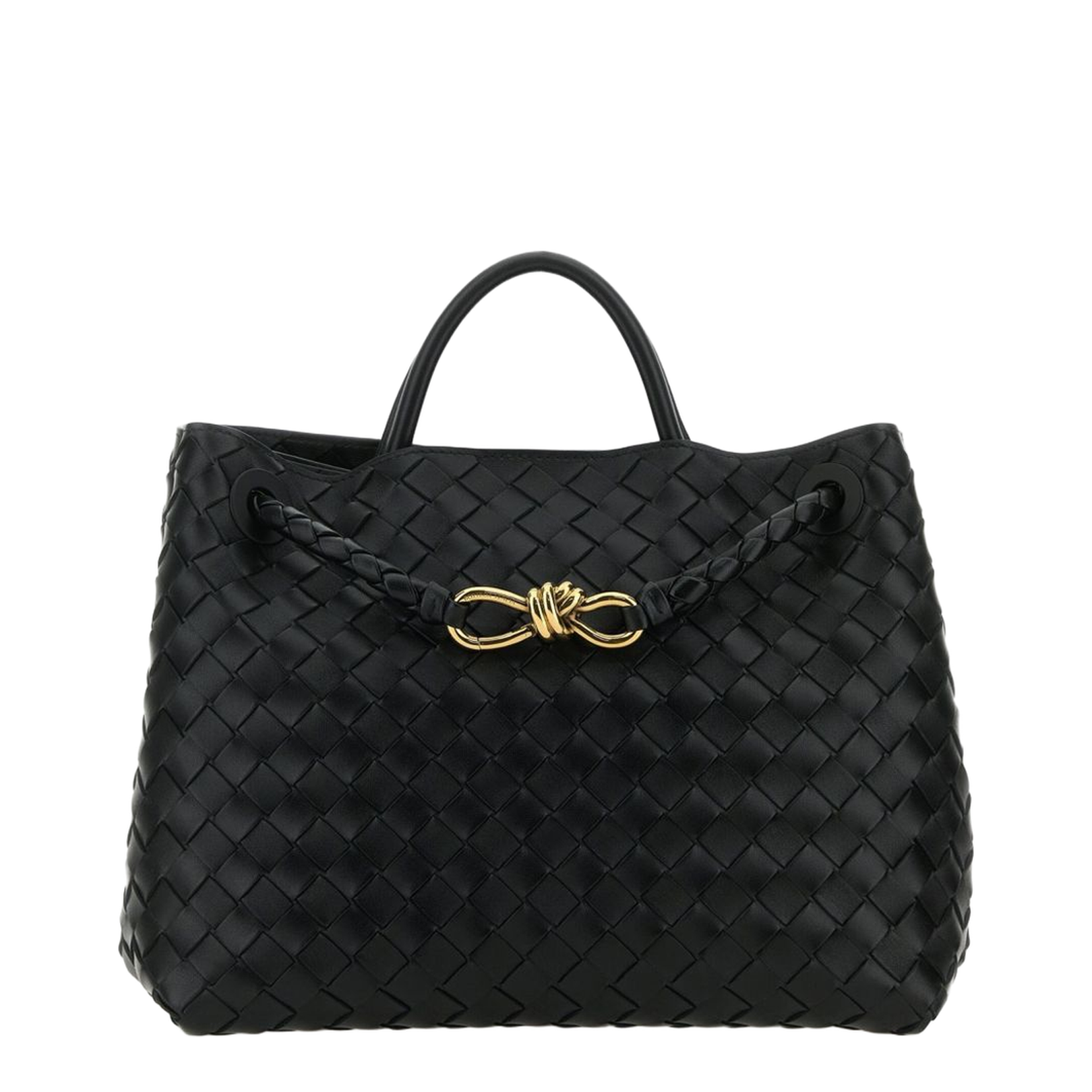 Andiamo Medium Leather Handbags - Black