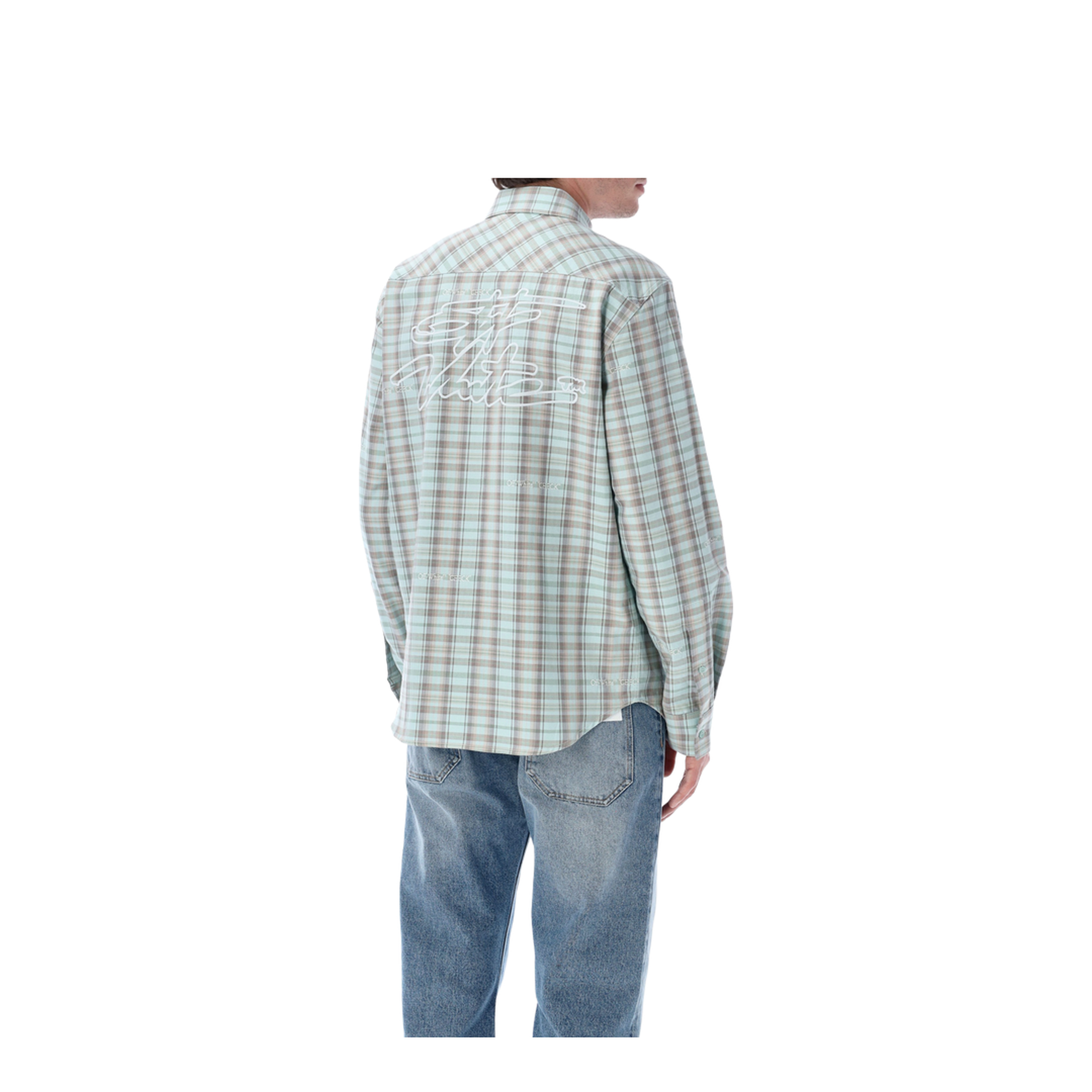 MAYFEYR - Off-White - T-Shirts And Polos Green - OMGE04MS26FAB001330