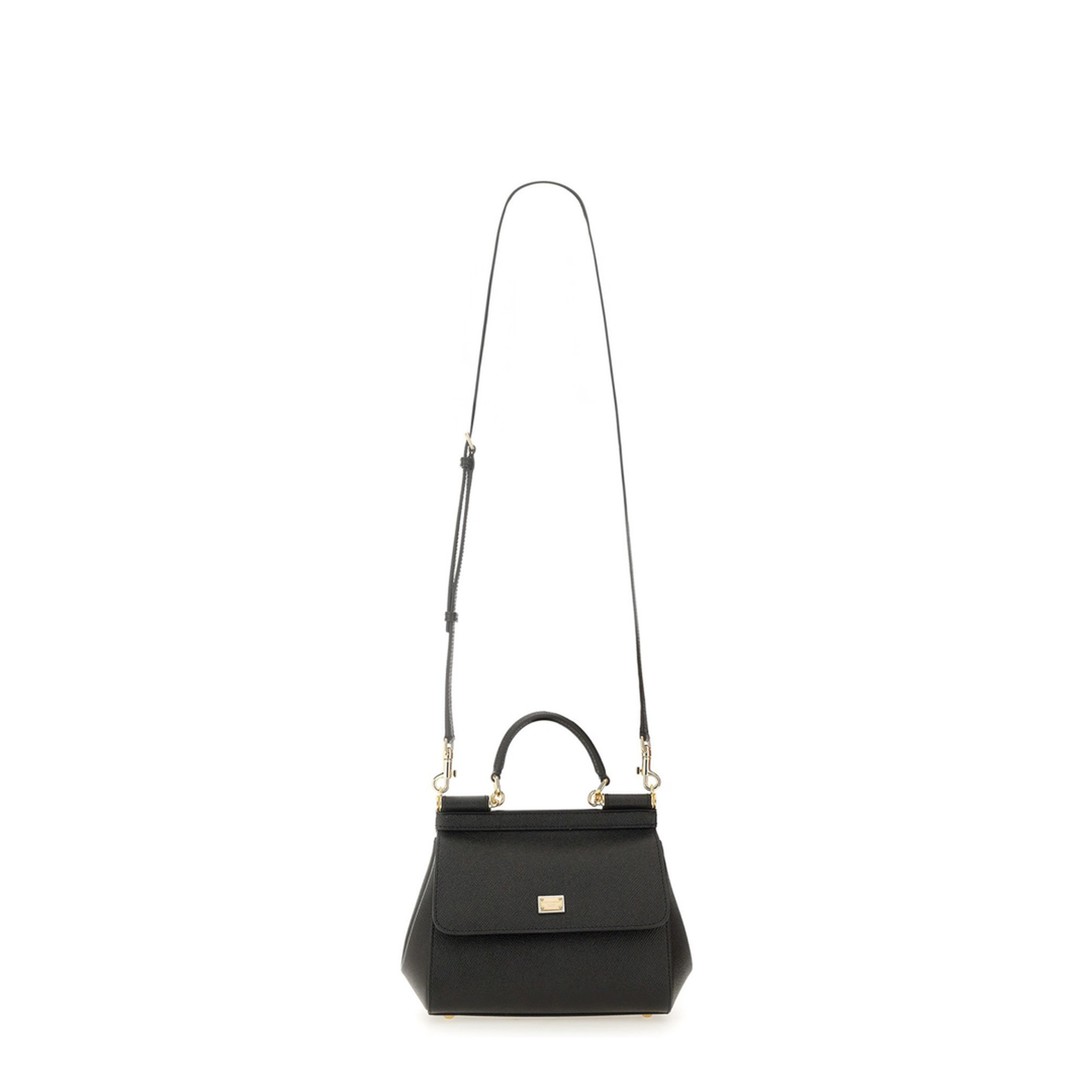 Medium Sicily Handbag in Black