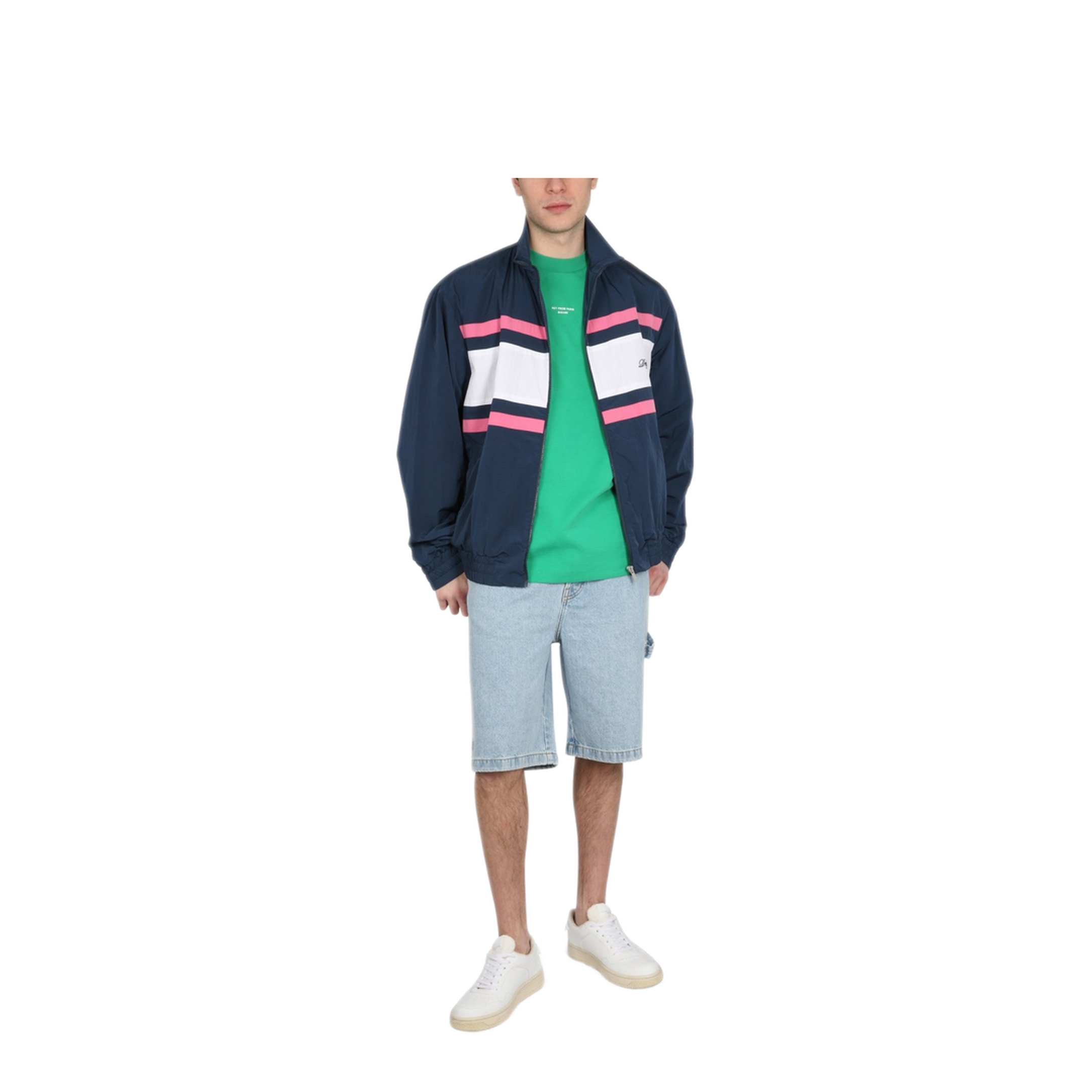 MAYFEYR - DRÔLE DE MONSIEUR - Jacket With Logo Embroidery - JT133PA002NAVY