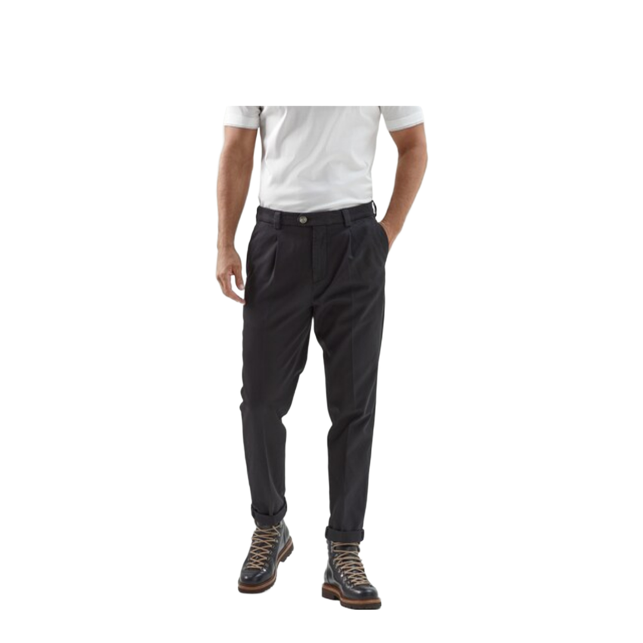 Black Cotton Pants