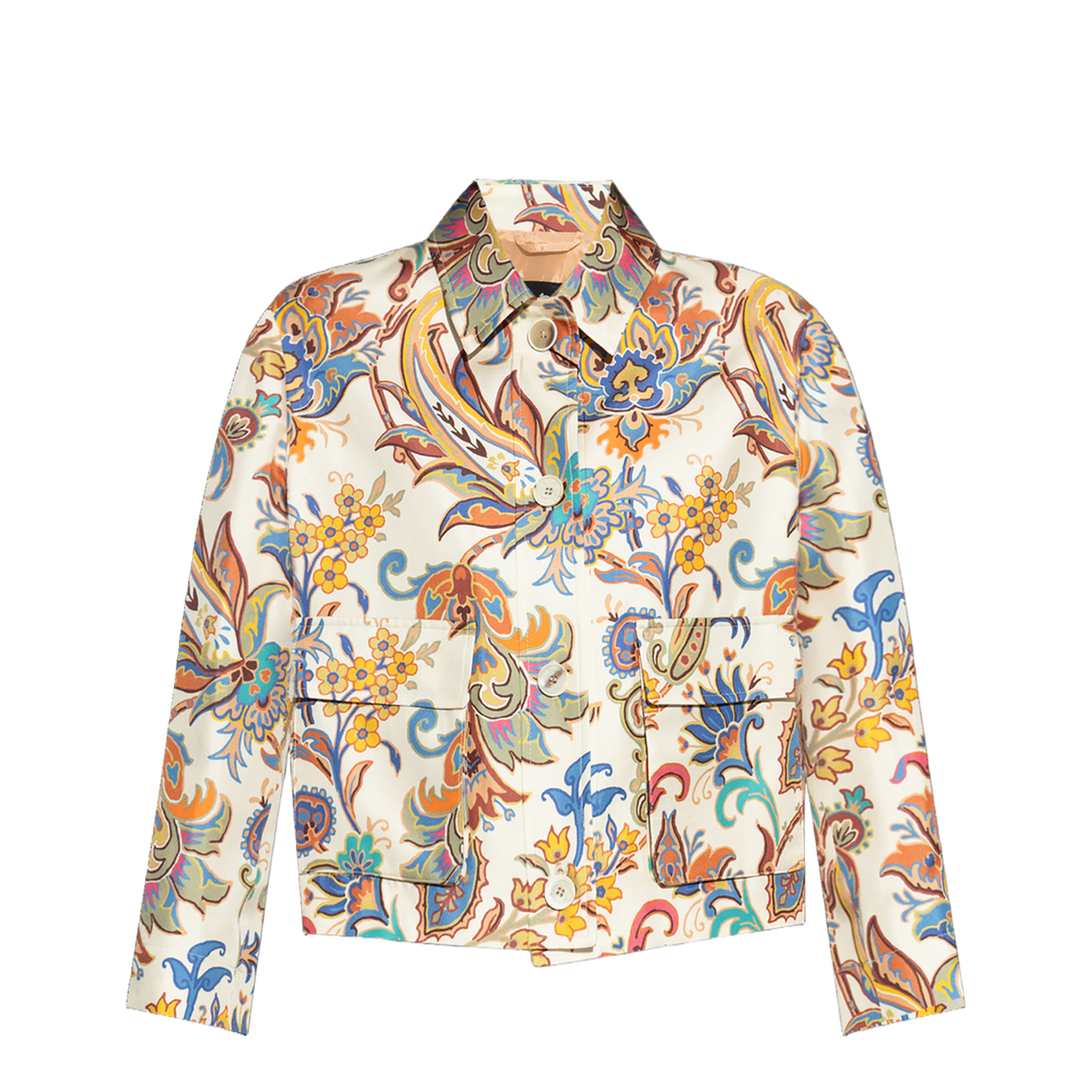 Silk Jacket with Print