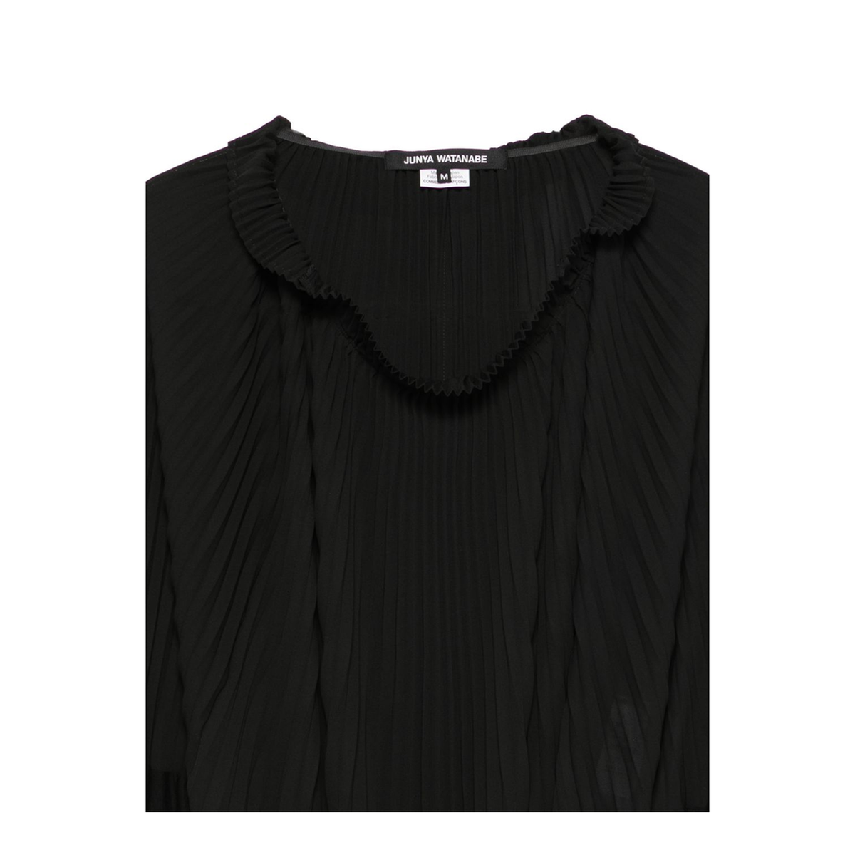 MAYFEYR - Junya Watanabe - Black Pleated Texture Top - JRB0030511