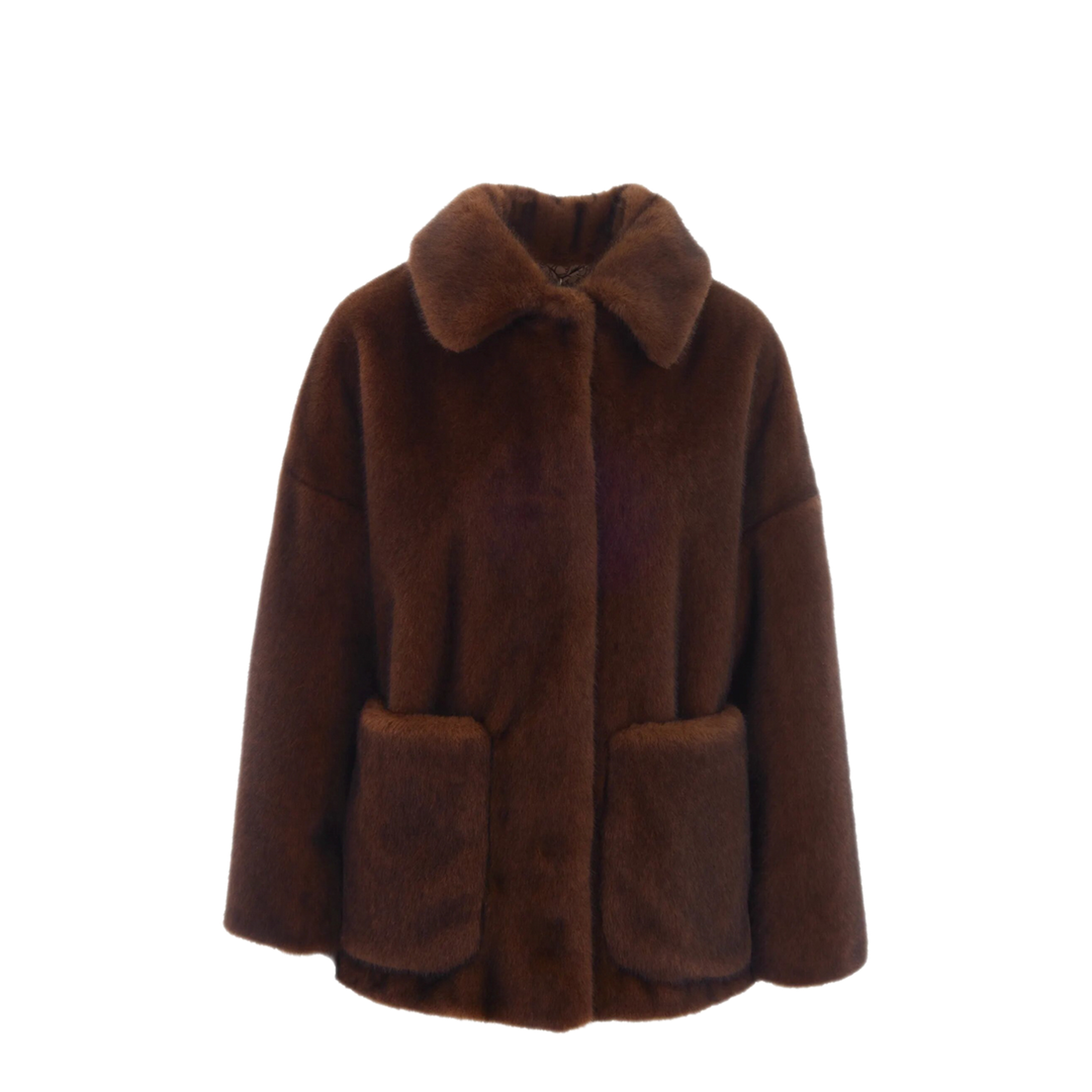 MAYFEYR - Herno - Faux-Fur Patch-Pocket Short Coat - GC000600D127398800